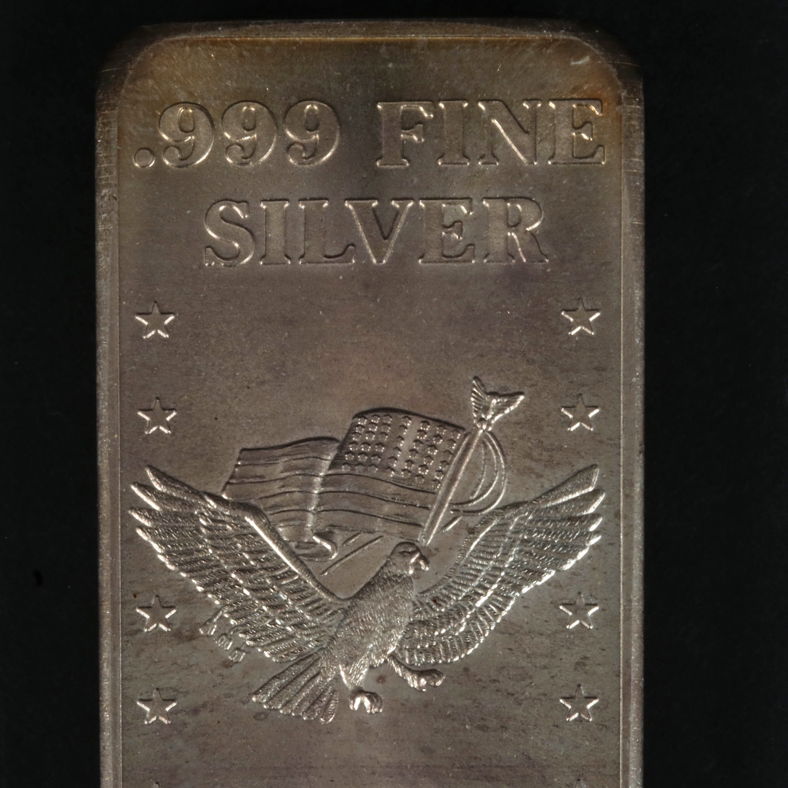 1981 Ten Troy Ounce .999 Fine Silver Ingot, U.S. Assay Office San Francisco
