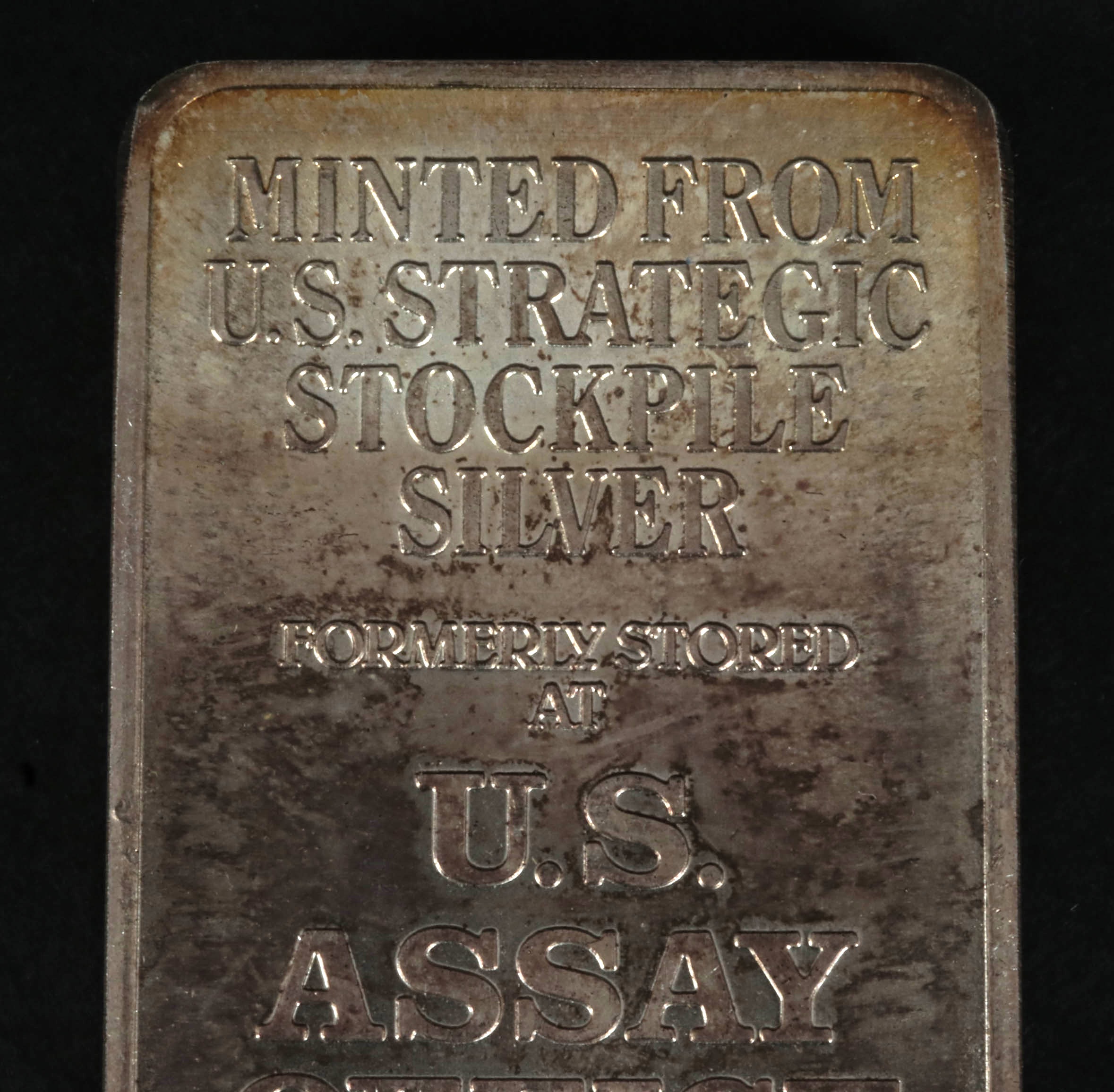 1981 Ten Troy Ounce .999 Fine Silver Ingot, U.S. Assay Office San Francisco