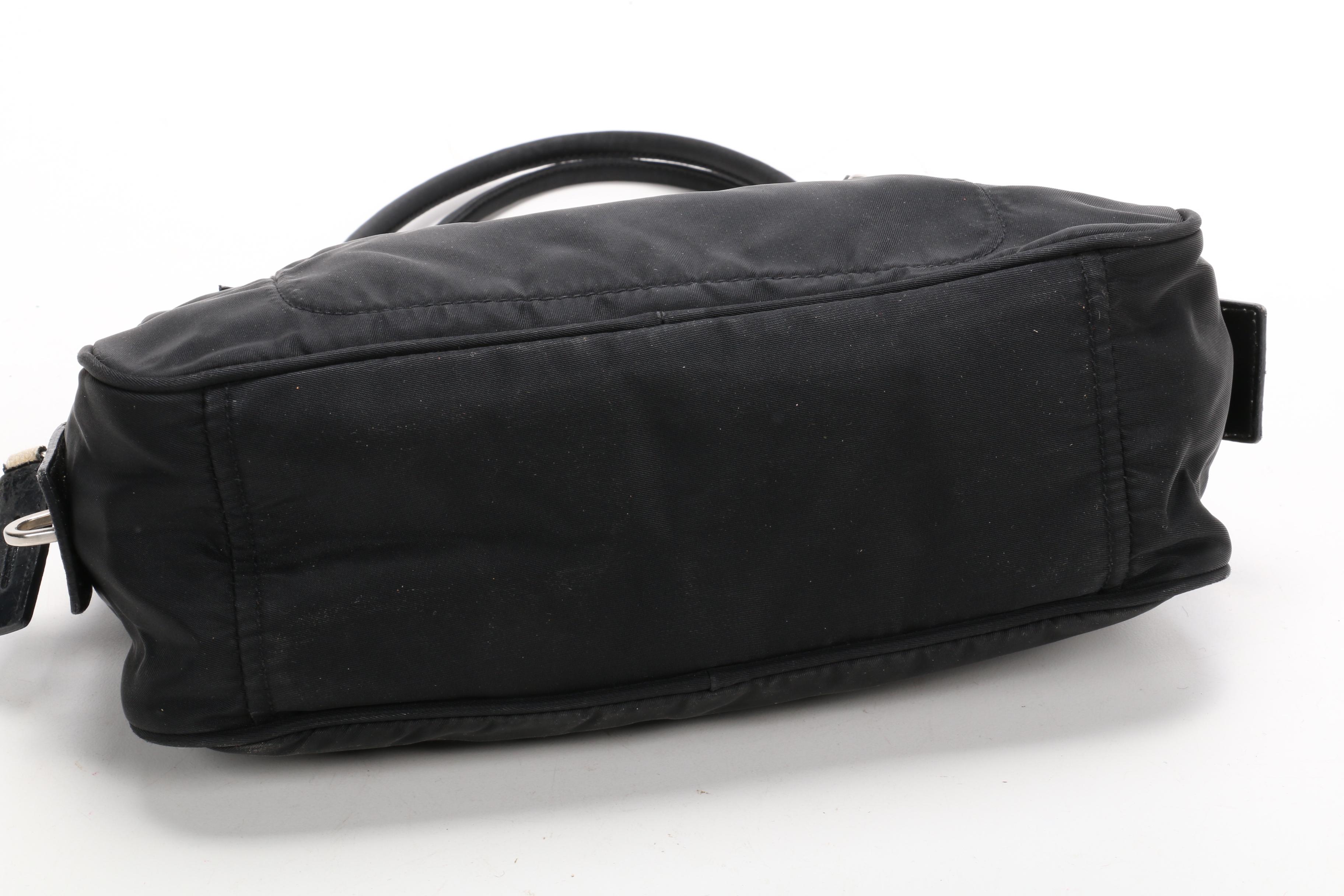 Prada Shoulder Bag in Black Tessuto Nylon