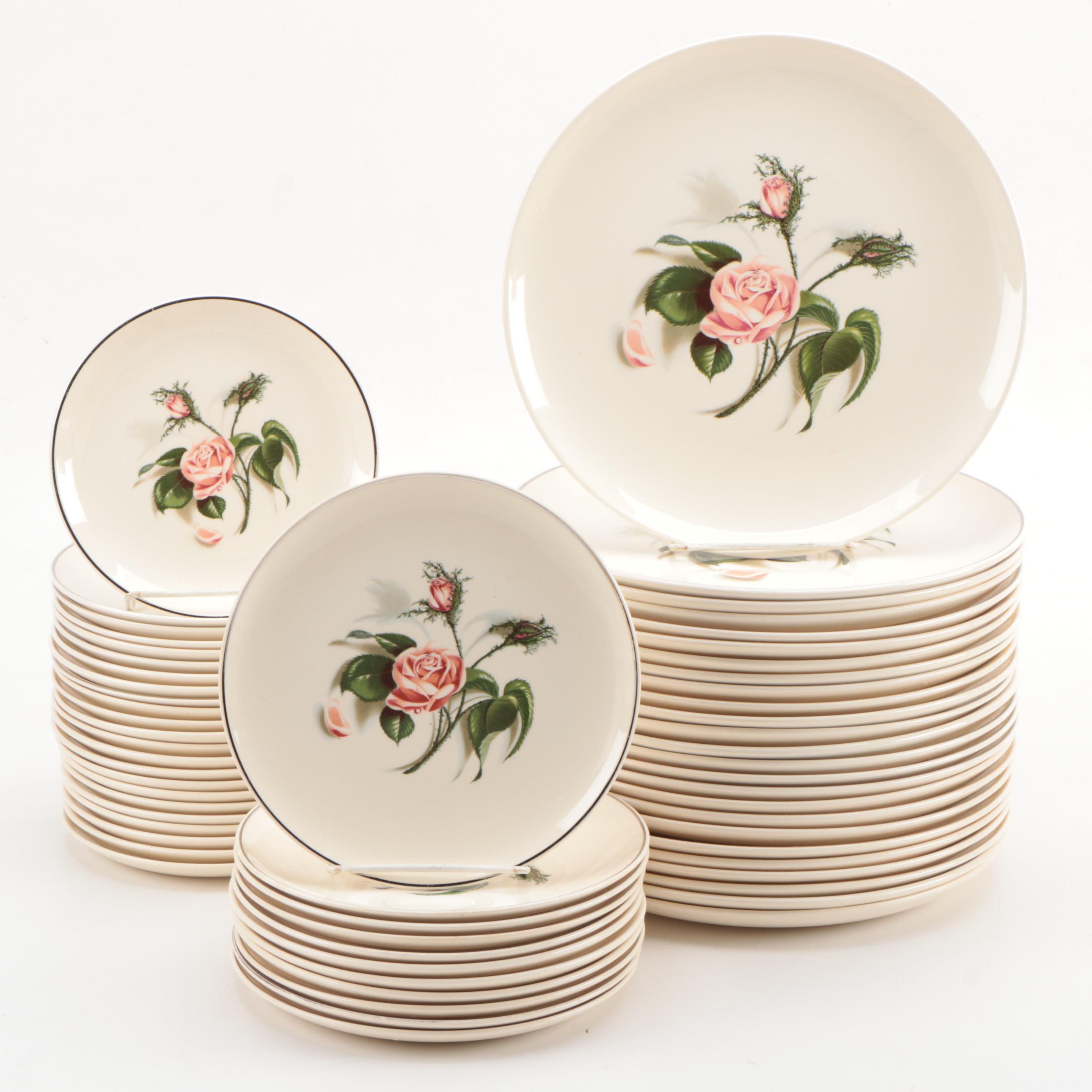 Universal Ballerina "Moss Rose" Ceramic Dinnerware