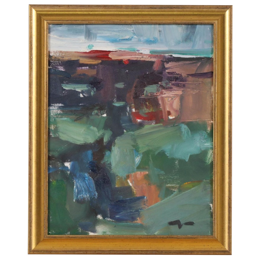Jose Trujillo Oil Painting "Views", 2019