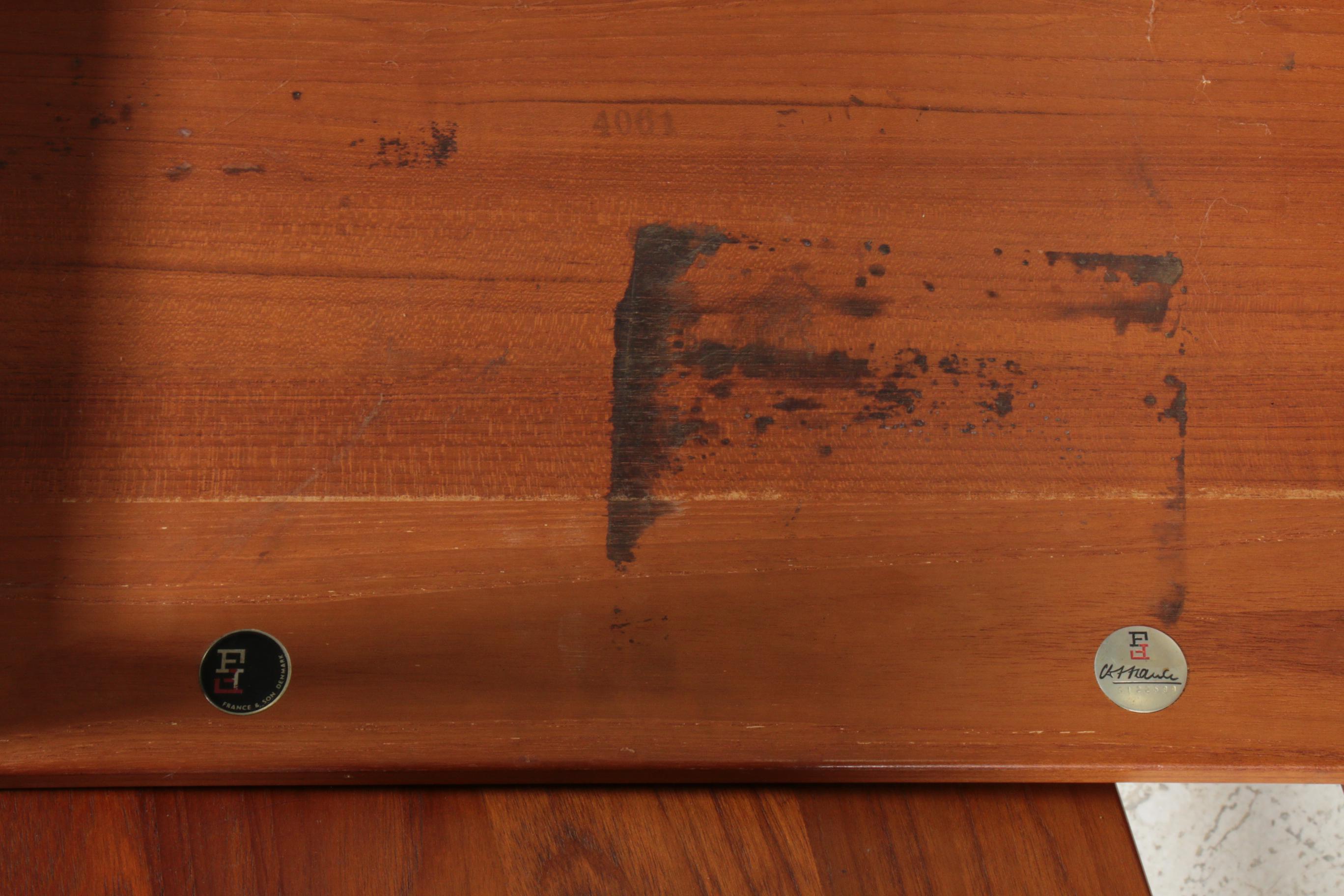 Peter Hvidt for France & Sons Danish Modern Teak Nesting Tables, Mid-20th C.