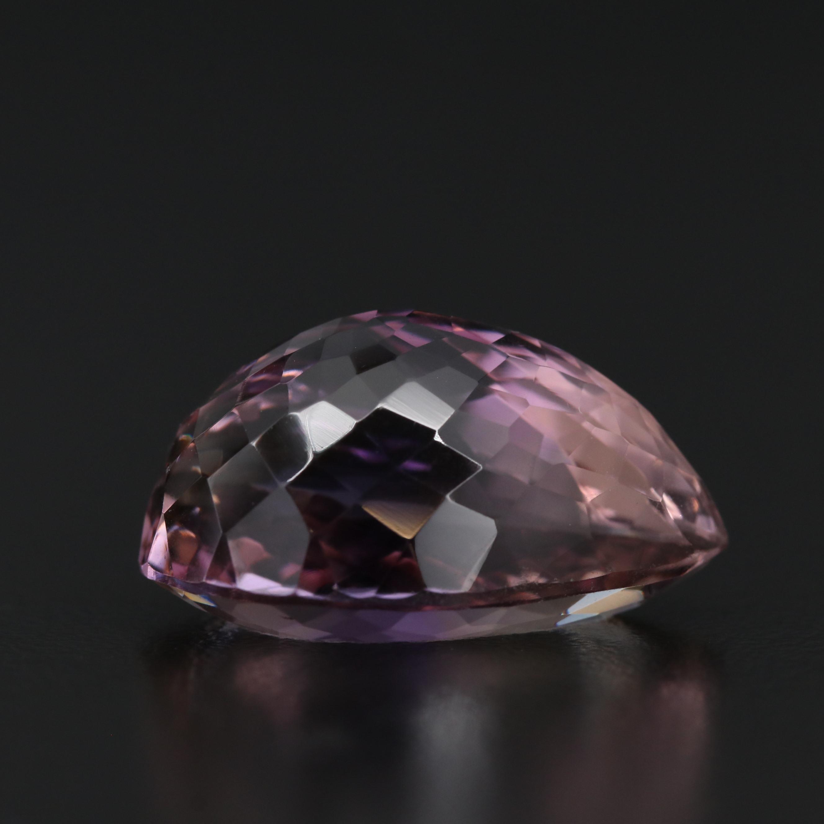 Loose 26.61 CT Pear Faceted Ametrine