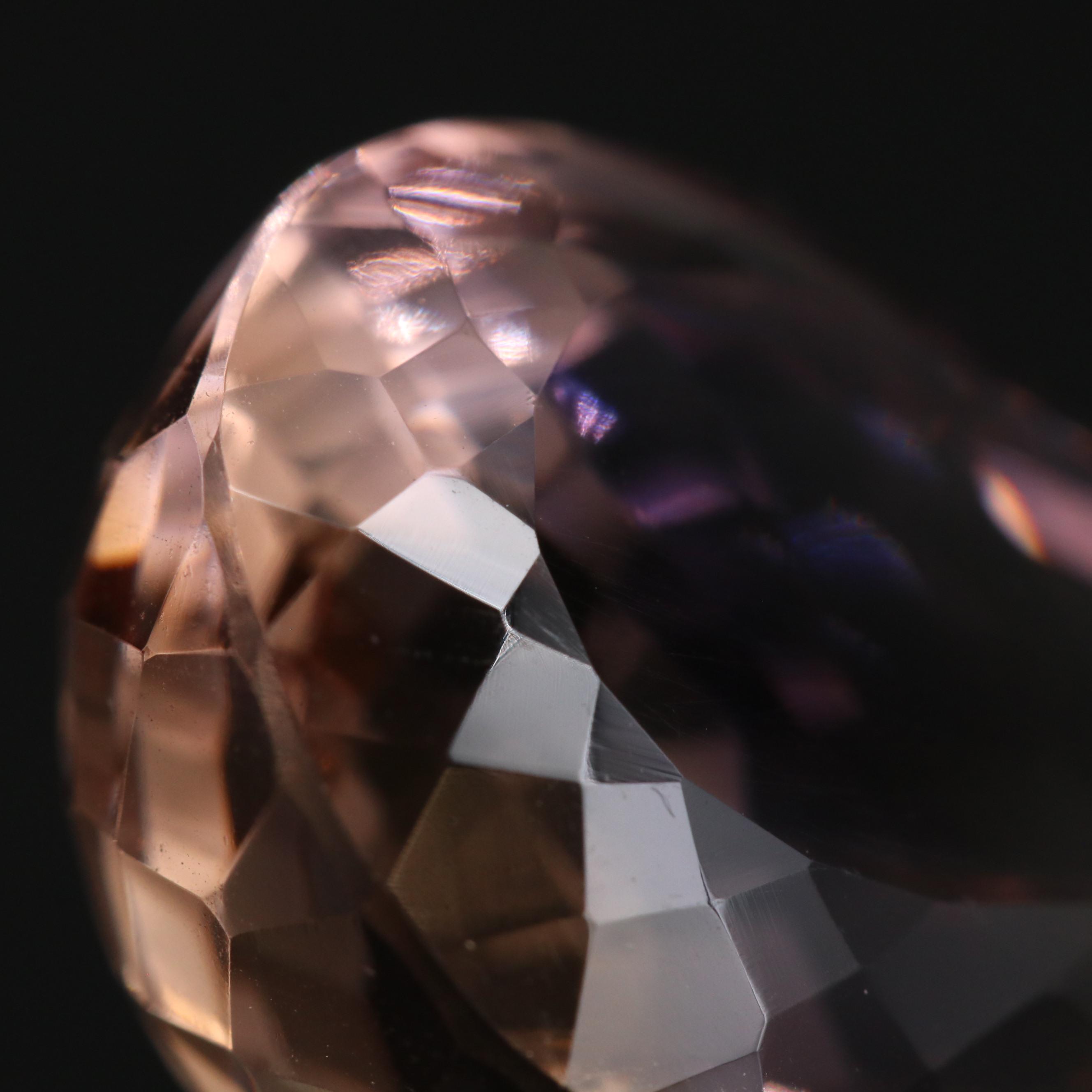 Loose 26.61 CT Pear Faceted Ametrine