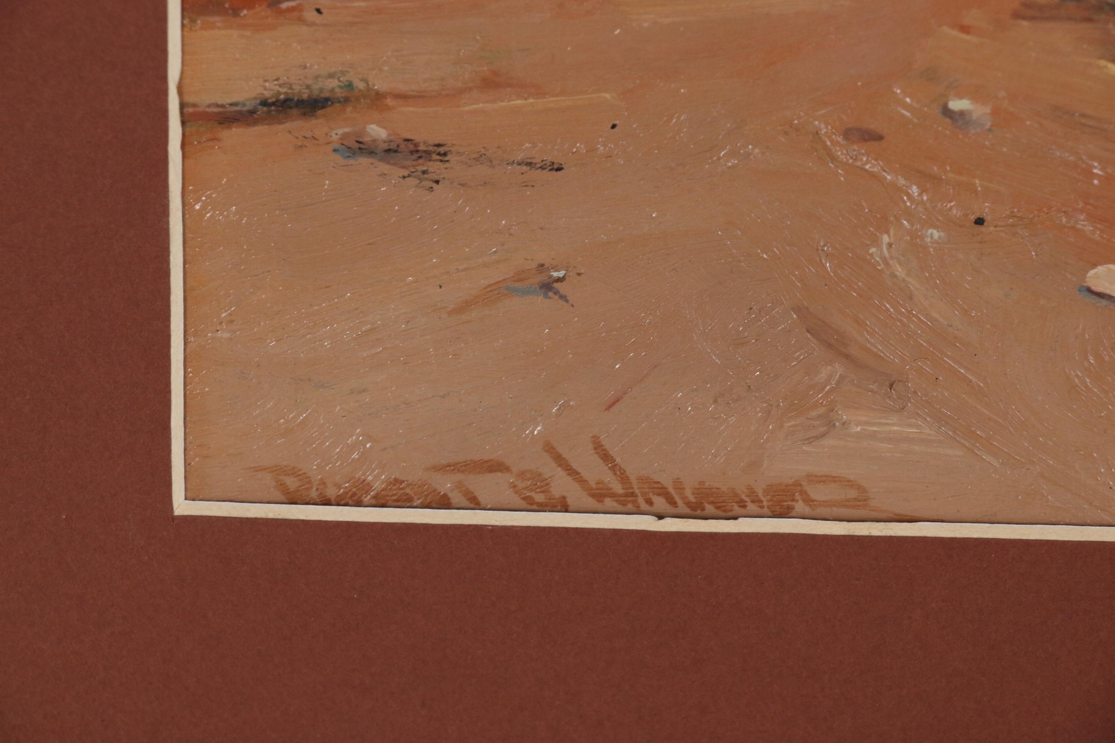 Robert Wagoner Oil Painting "Tipis and Horses"