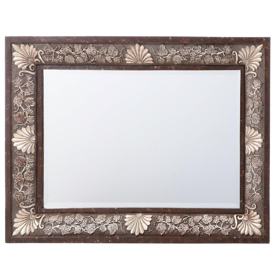 Painted Molded Composite Wall Mirror, Contemporary