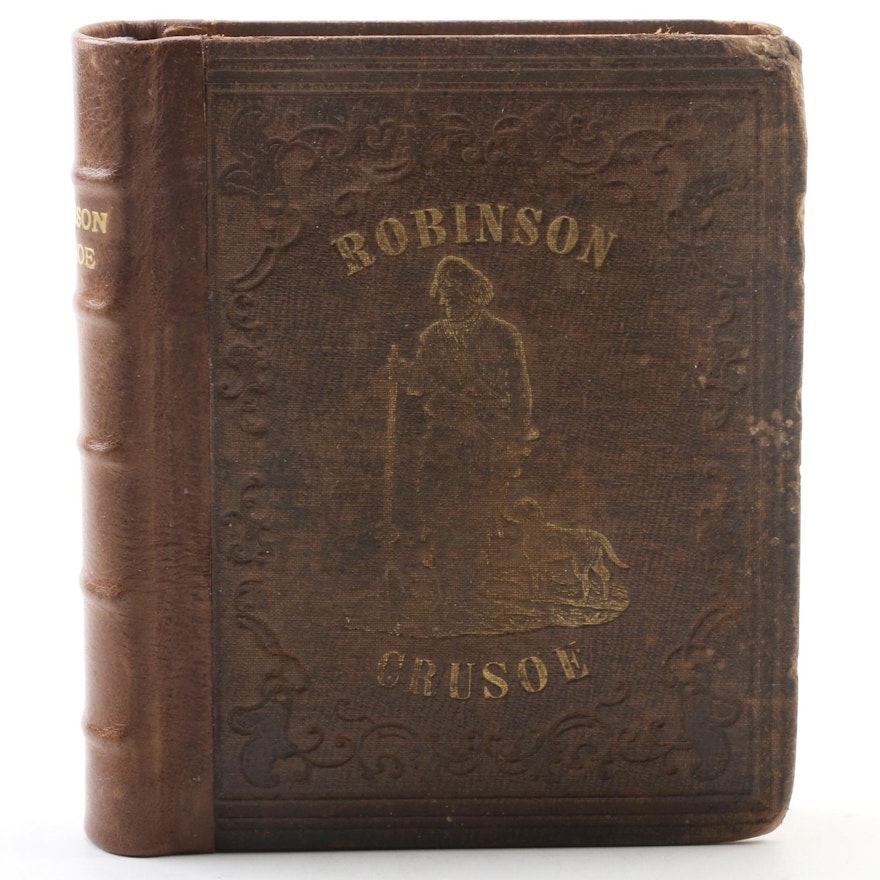 "The Life and Adventures of Robinson Crusoe" by Daniel Defoe, 1851