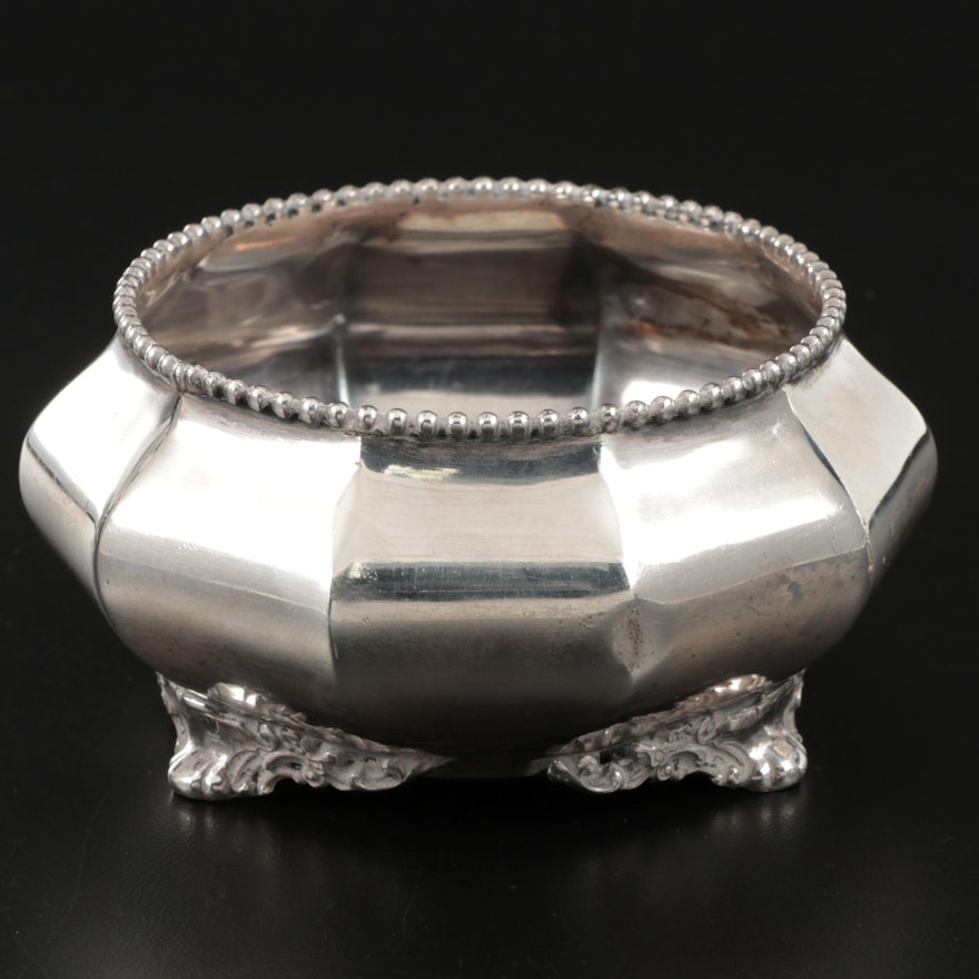 Reed & Barton Silver Plate Footed Bowl, Mid-20th Century