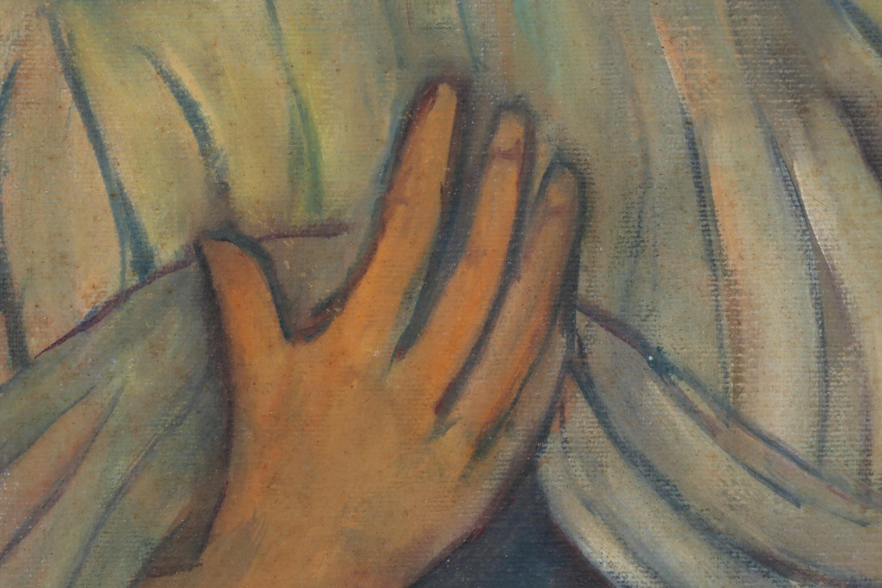 Walter Wada Oil Painting "No. 14", 1962