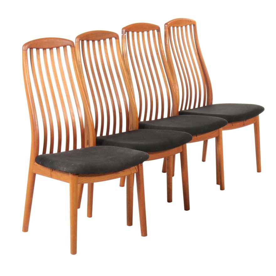 Four Kai Kristiansen for Schou Andersen Dining Chairs, 20th Century