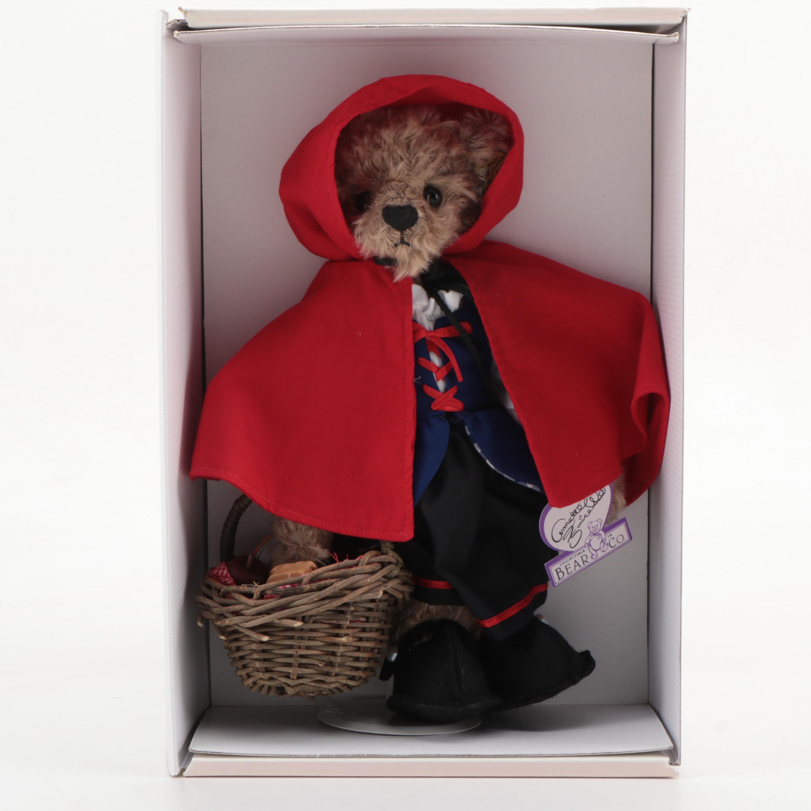 Annette Funicello "Little Red" Stuffed Bear in Box with COA