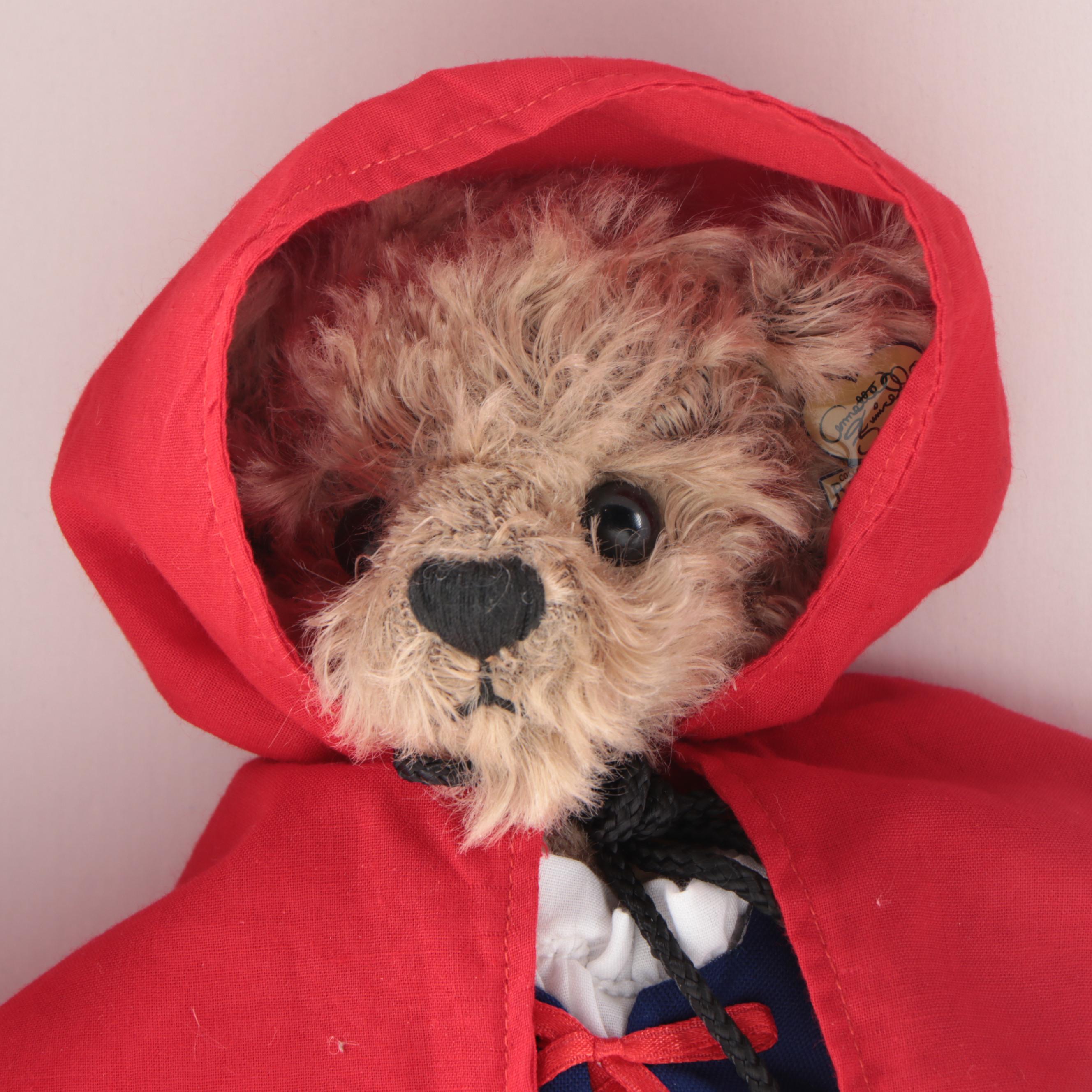 Annette Funicello "Little Red" Stuffed Bear in Box with COA