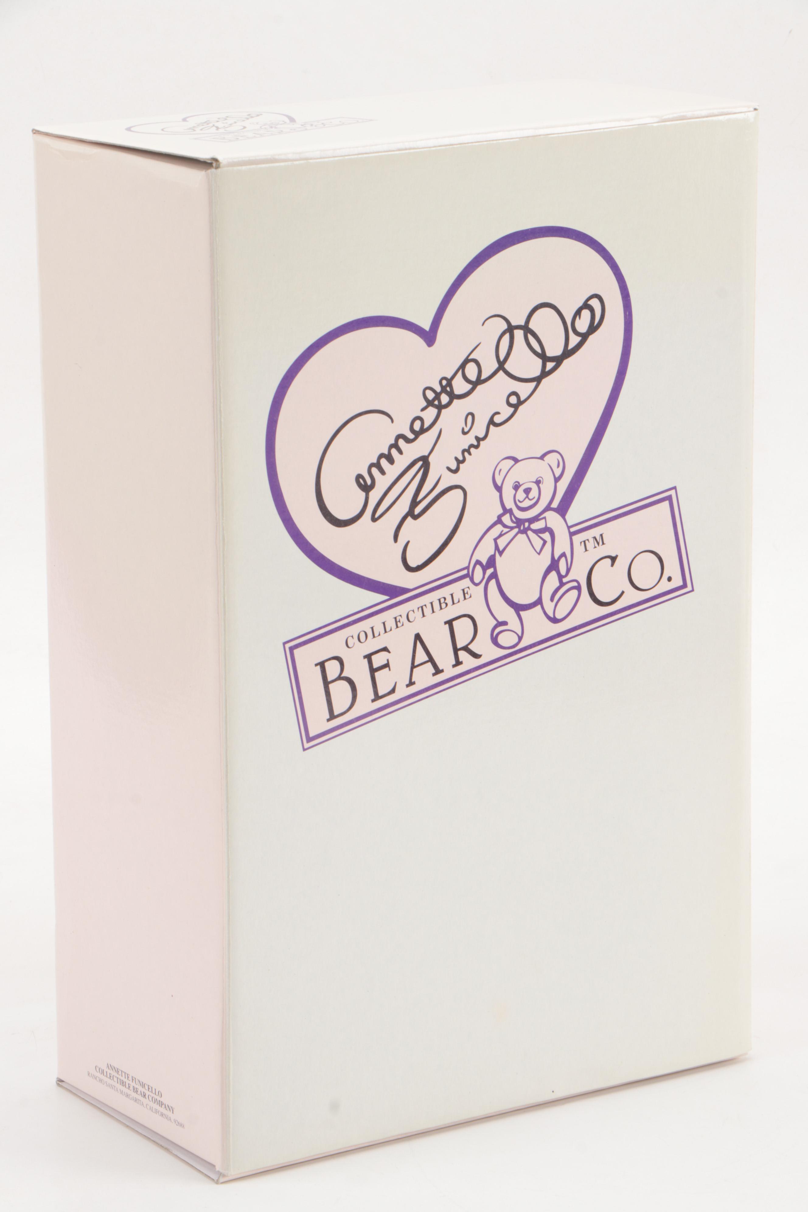 Annette Funicello "Little Red" Stuffed Bear in Box with COA