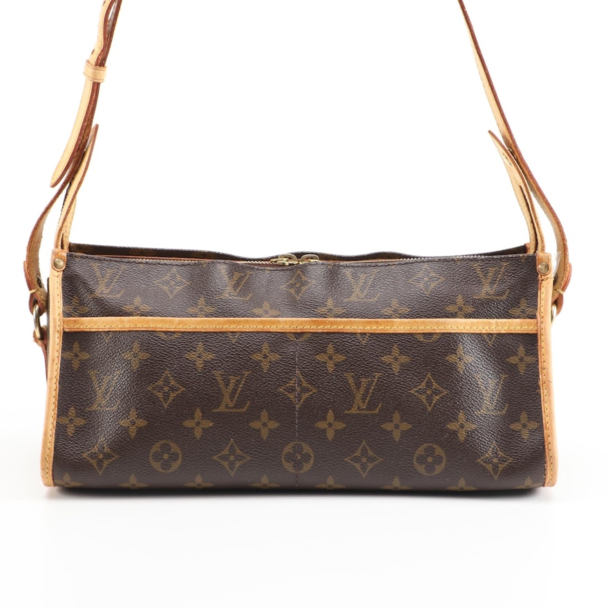 Louis Vuitton Popincourt Crossbody Bag in Monogram Canvas and Vachetta Leather