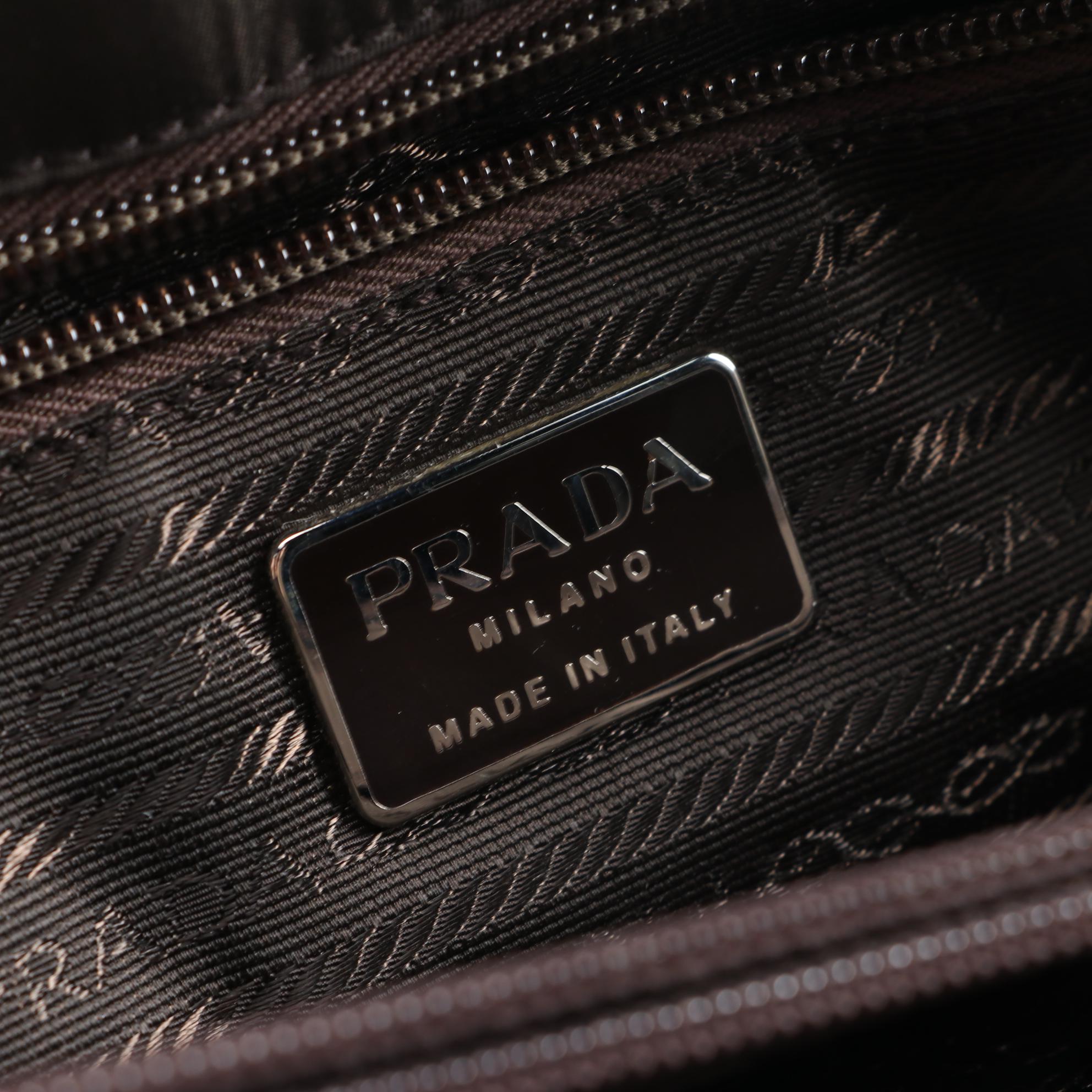 Prada Ebano Tessuto Nylon Tote Bag