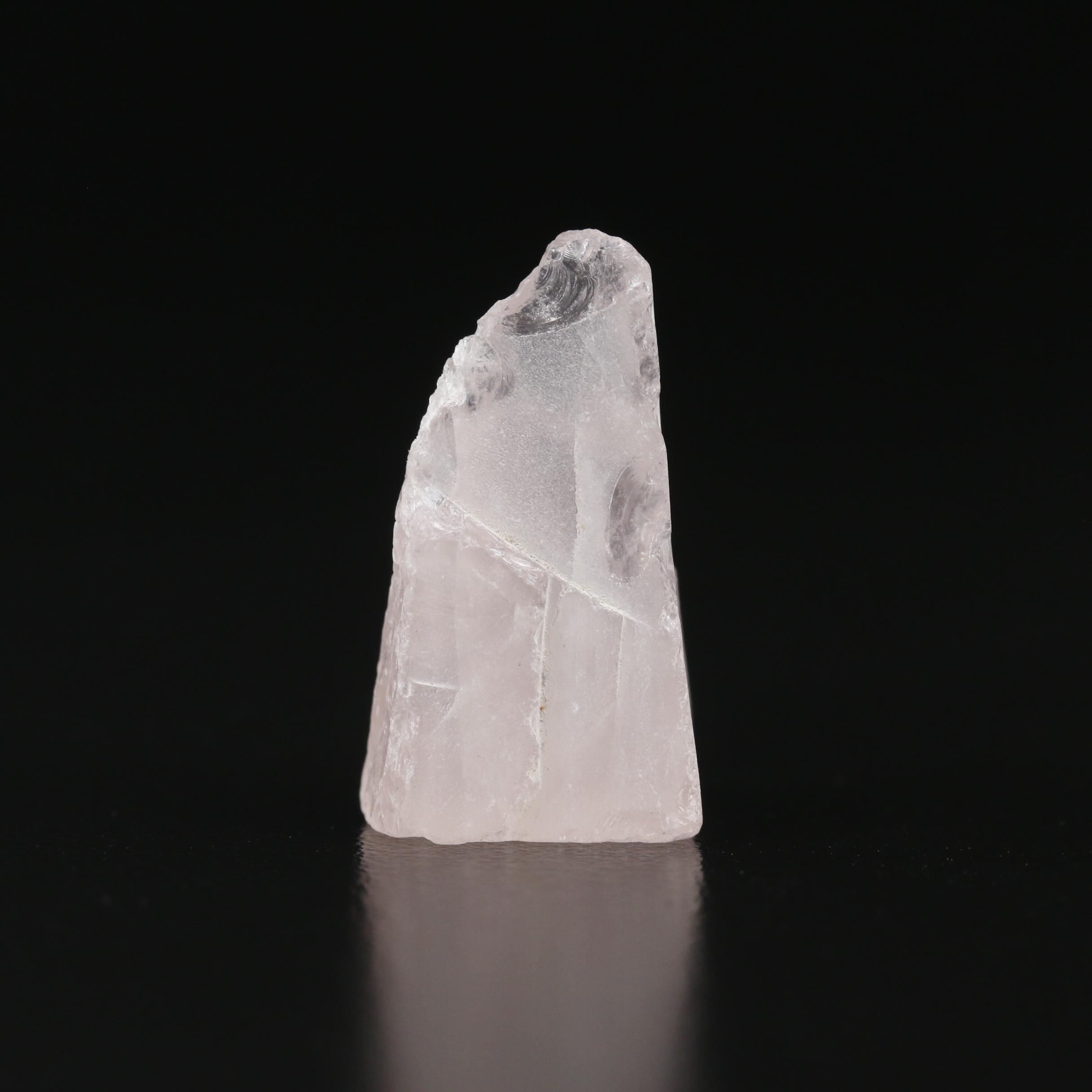 Loose 21.71 CT Rough Cut Rose Quartz