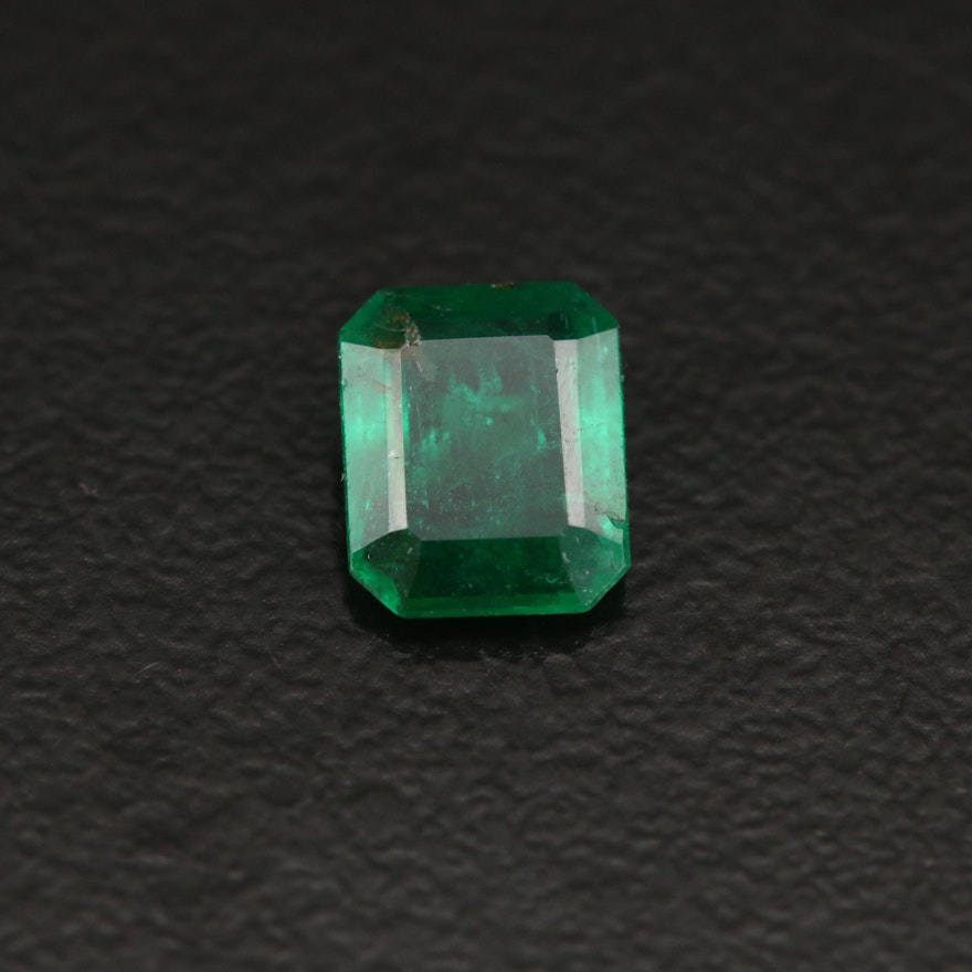 Loose 0.60 CT Rectangular Emerald