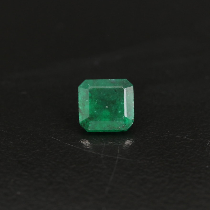 Loose 1.19 CT Square Emerald