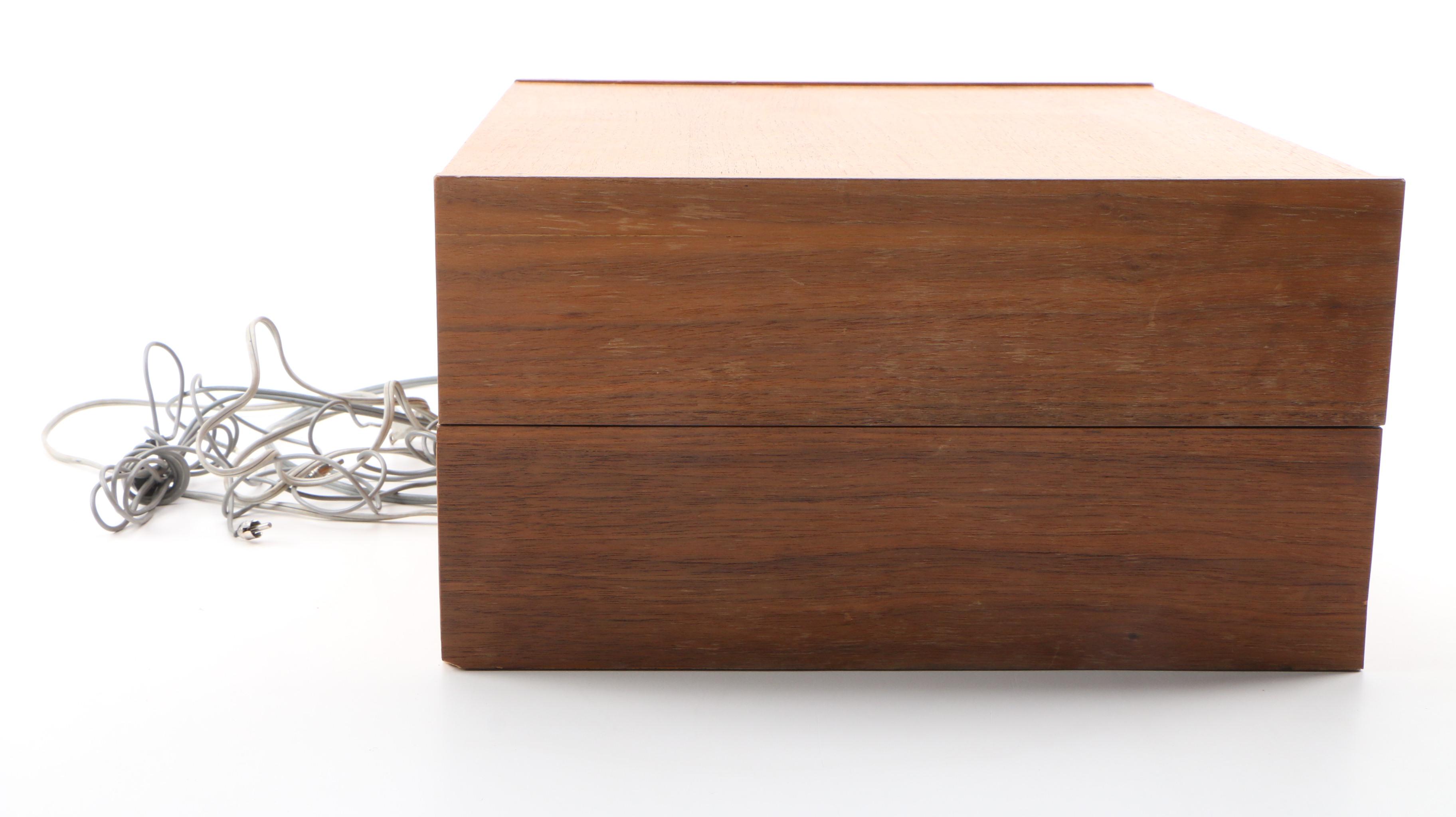 ELAC Miracord 50H Record Player in Teak Veneer Case, Mid to Late 20th Century