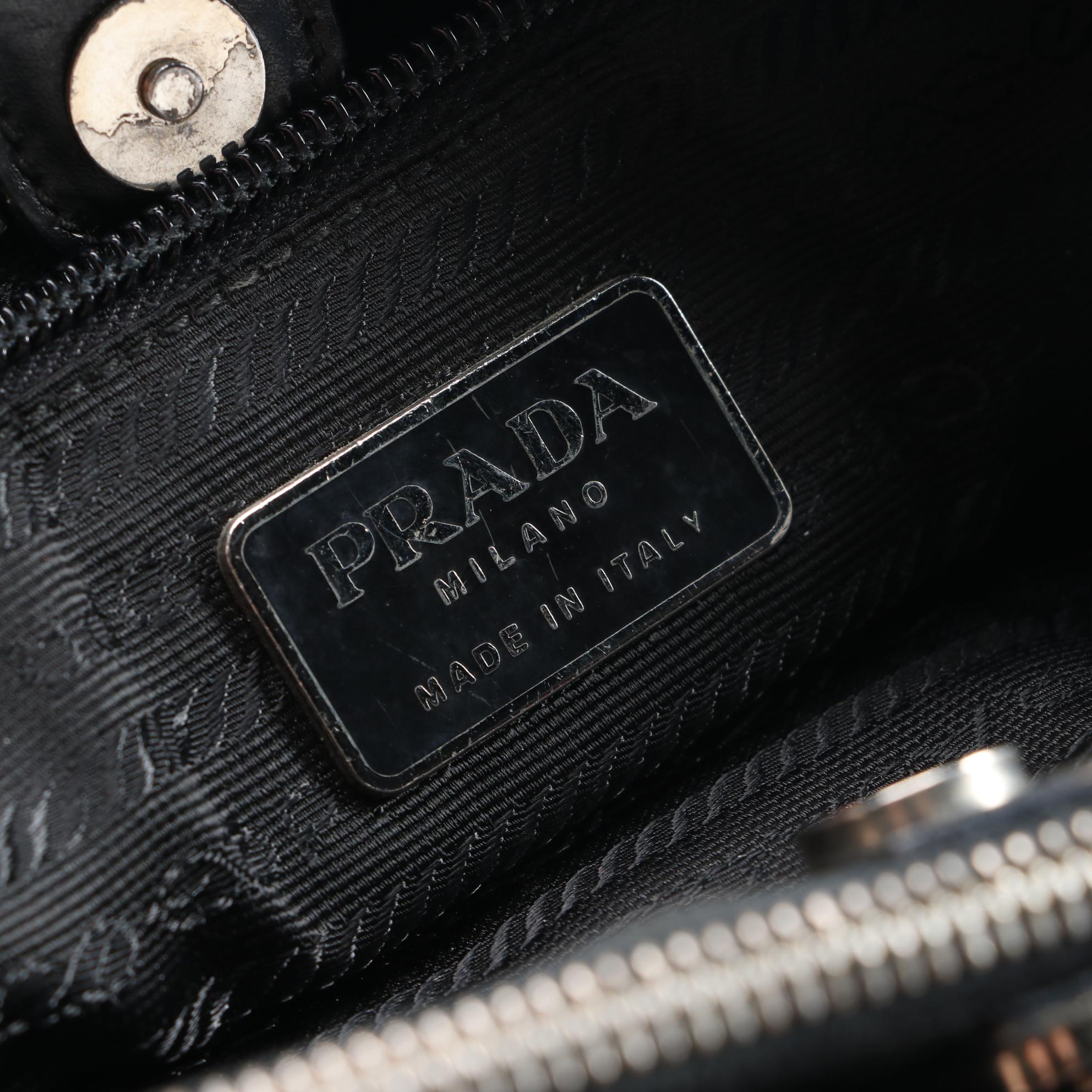 Prada Shopper Black Tessuto Nylon Tote