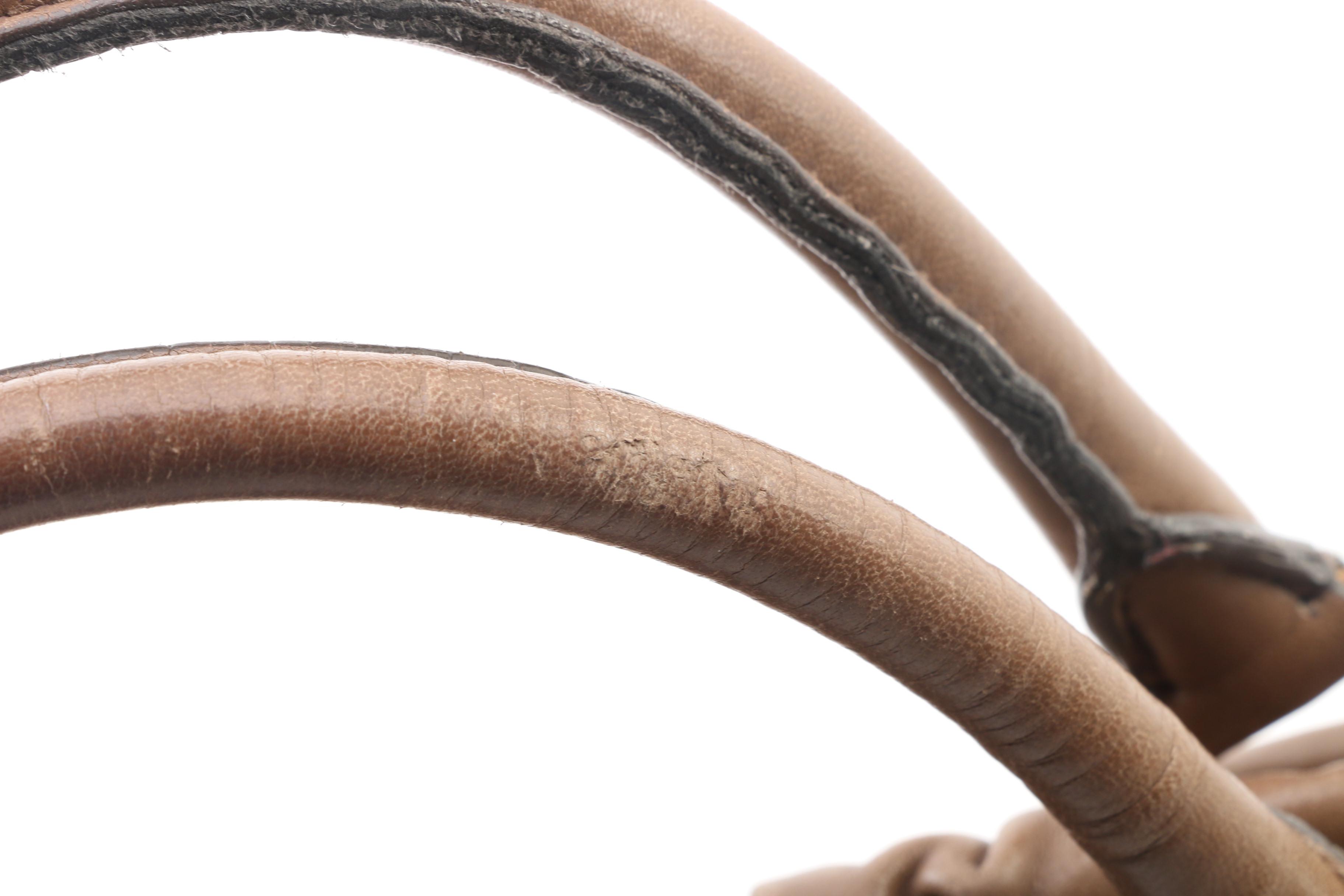 Prada Satchel Bag in Light Brown Napa Gaufre Leather