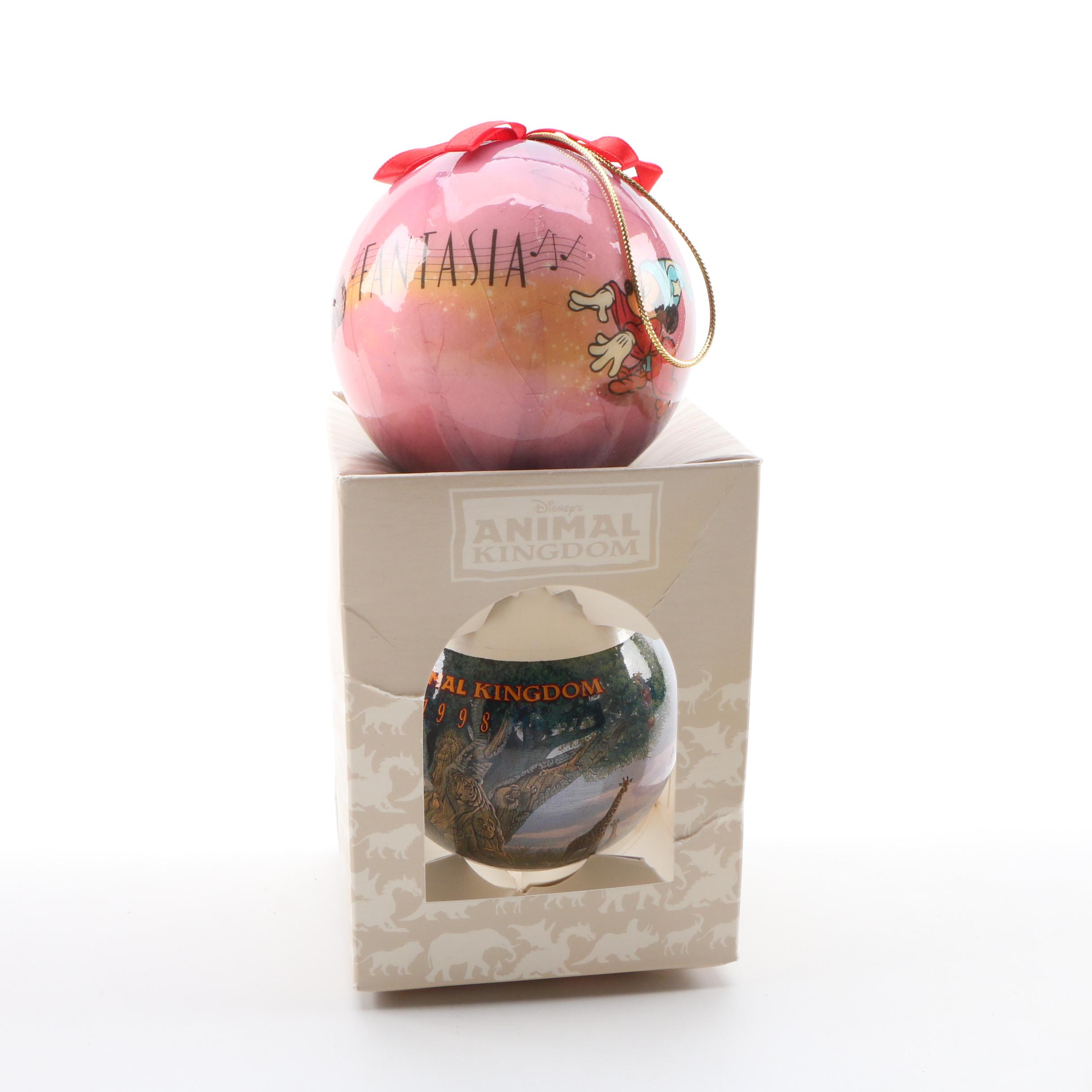 Disney Souvenir Collectibles and Christmas Ornaments, Late 20th Century