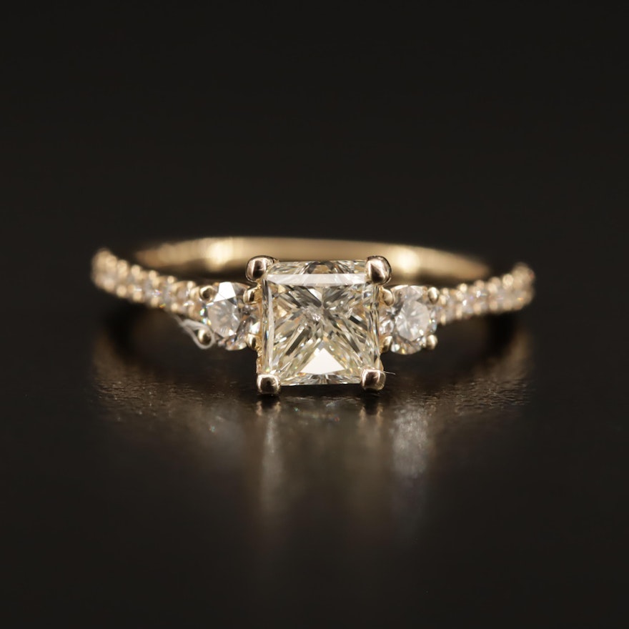 Gabriel & Co. 14K 1.42 CTW Diamond Ring