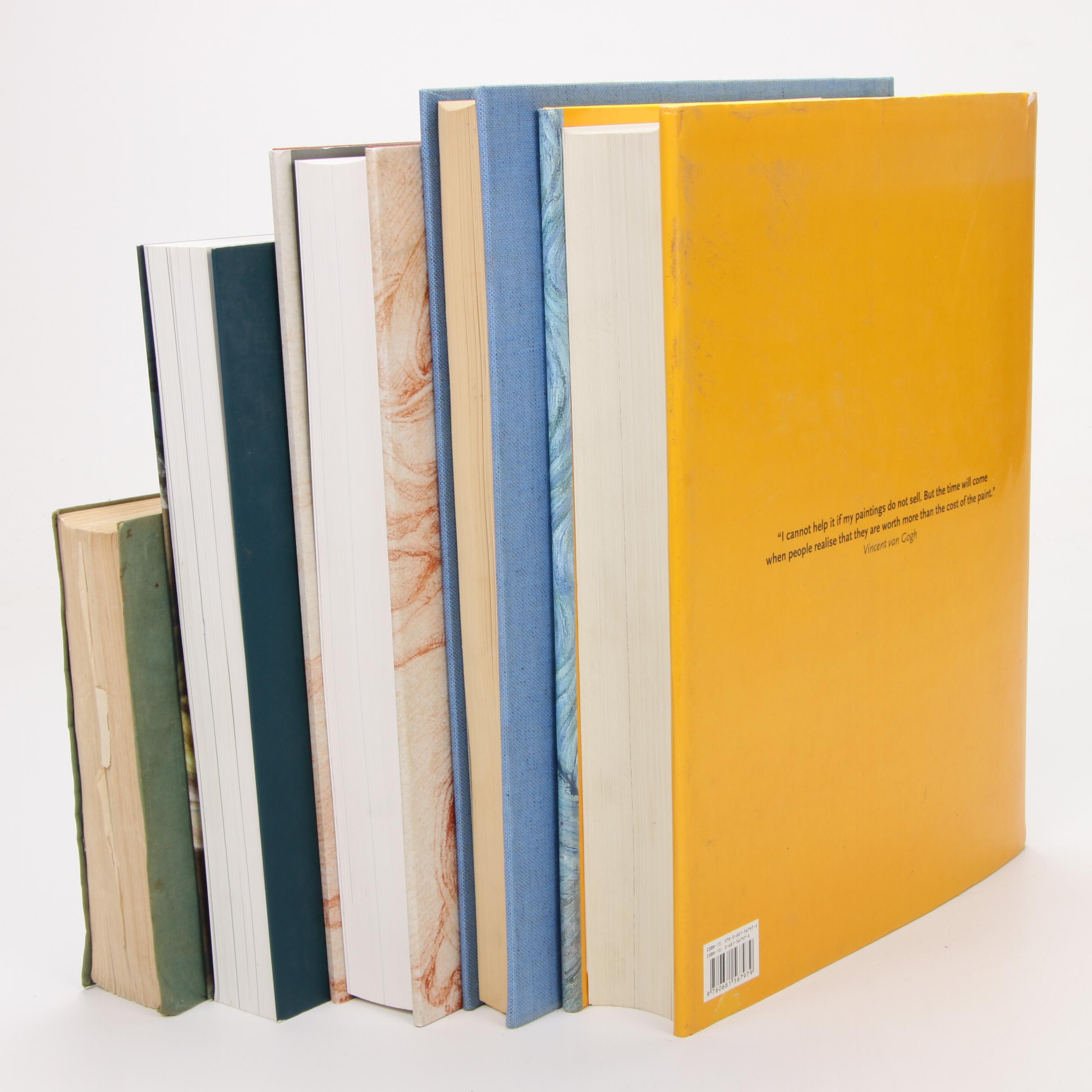 Italian, French, and Dutch Art Books Including Van Gogh