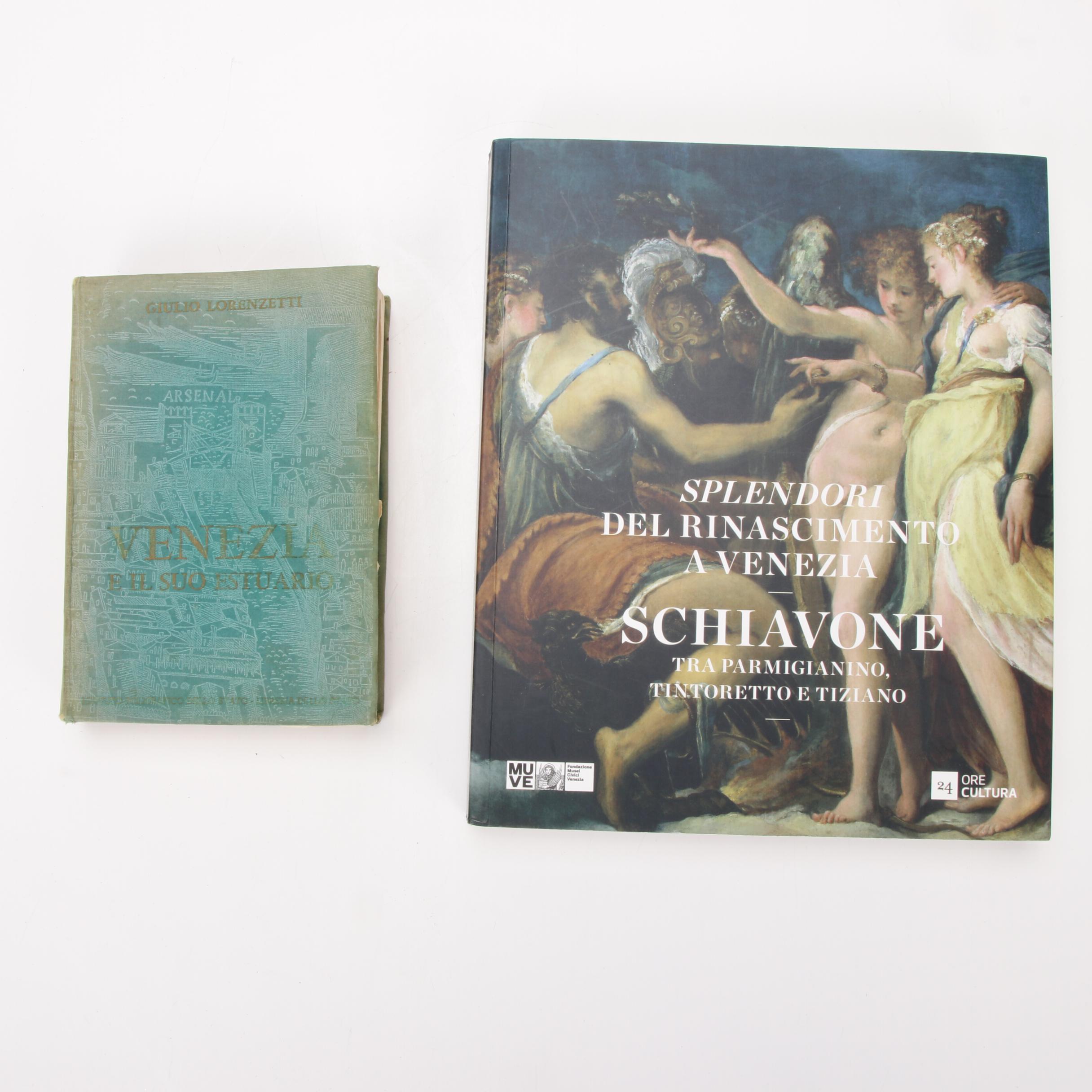 Italian, French, and Dutch Art Books Including Van Gogh