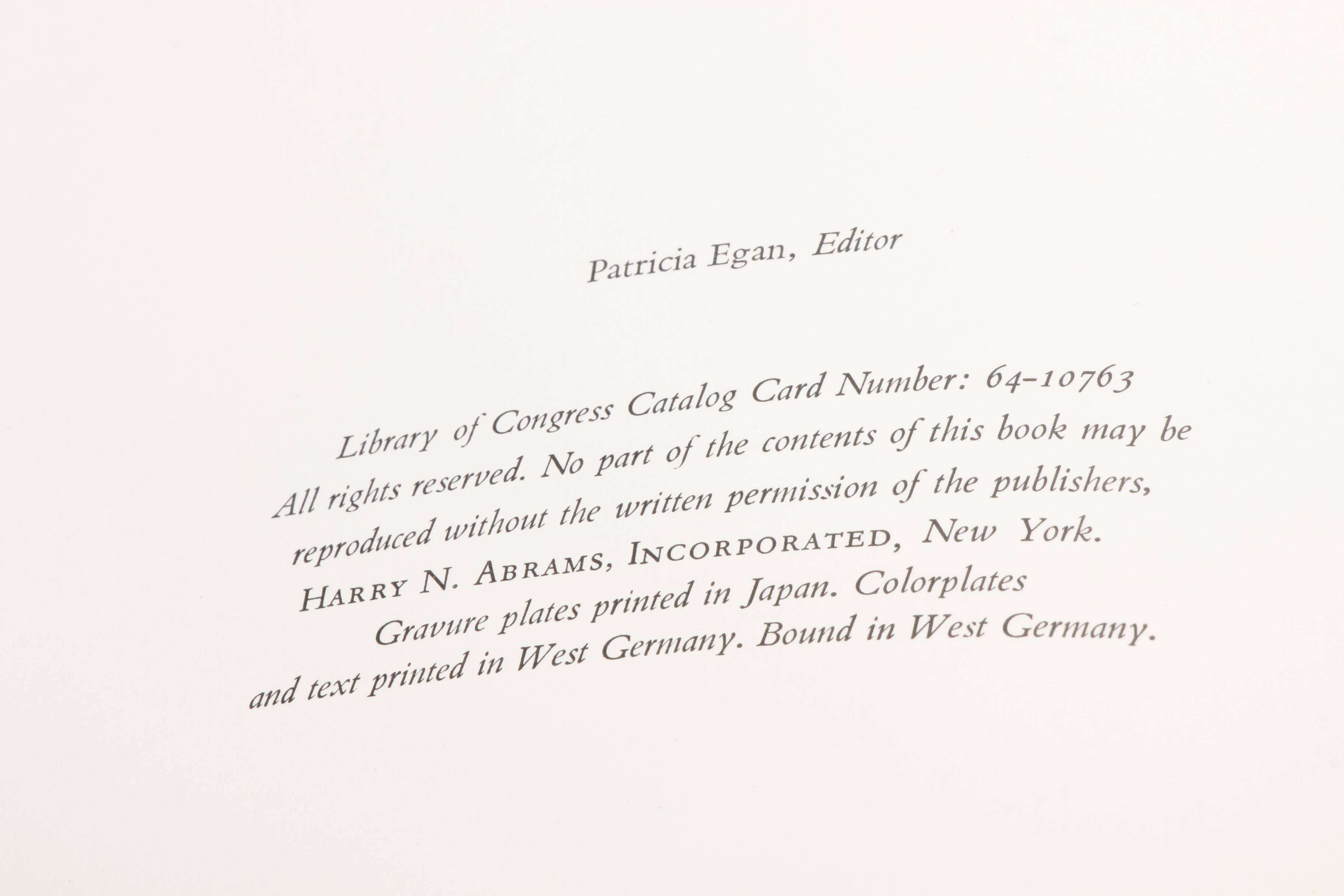 Italian, French, and Dutch Art Books Including Van Gogh