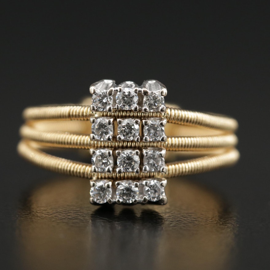 Marco Bicego 18K Diamond Ring