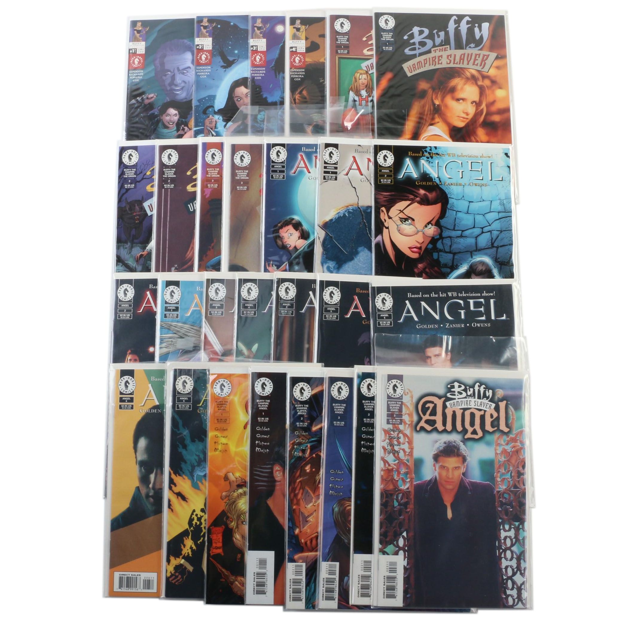 Dark Horse Comics "Buffy the Vampire Slayer" and "Angel" Comic Books, 1999–2002