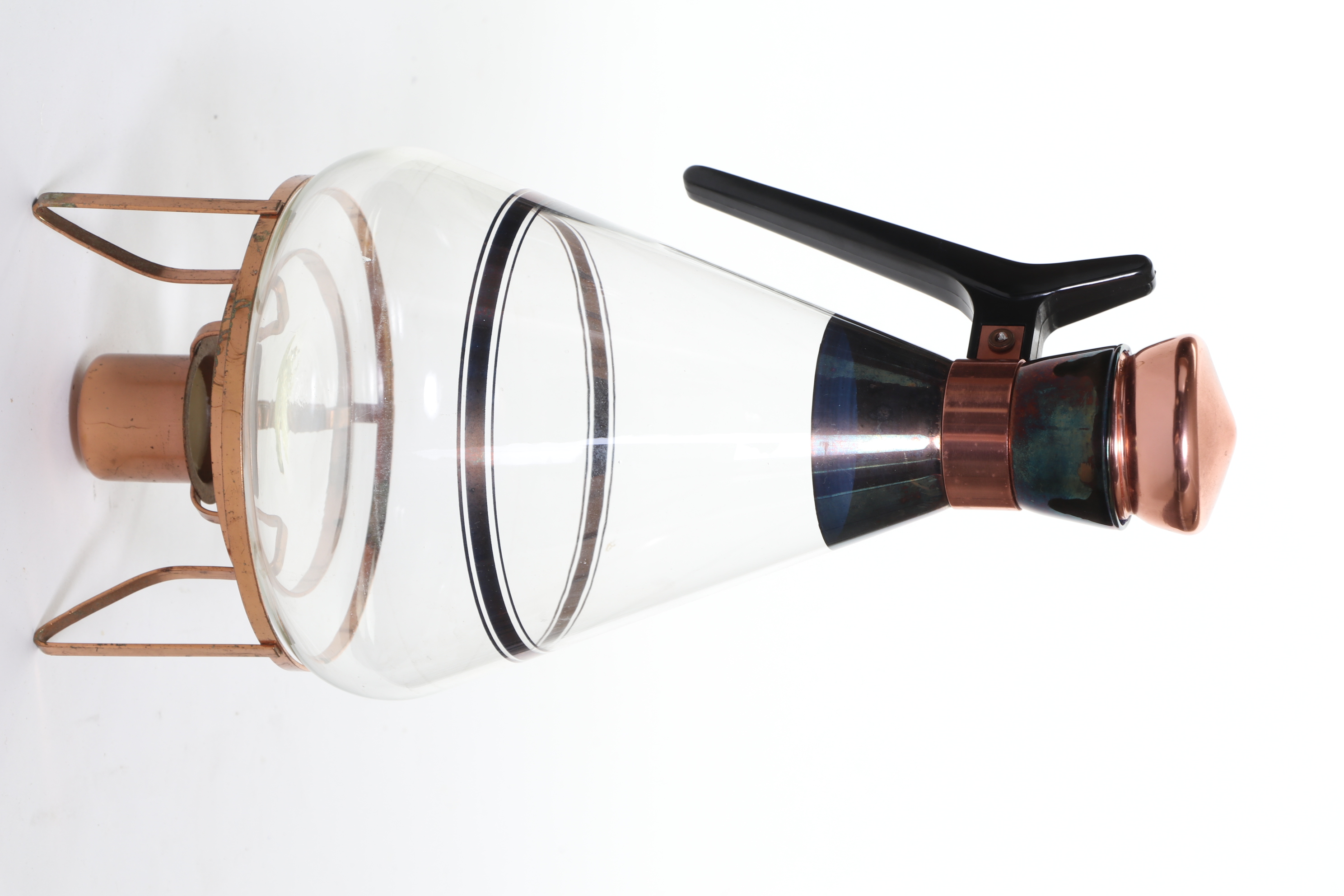 Crate & Barrel Serving Stand, Coffee Servers with Mugs and Aluminum Serving Tray