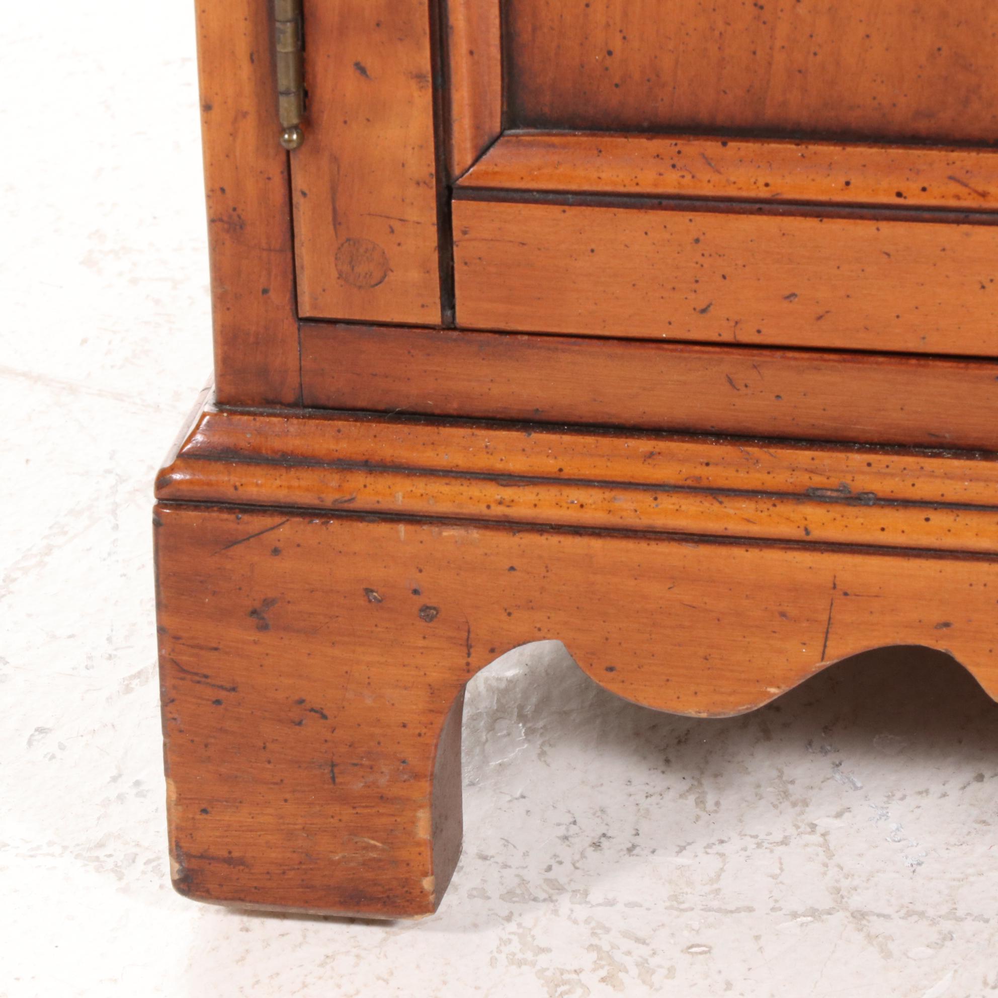 Colonial Revival Petite Cherrywood Secretary, Late 20th Century