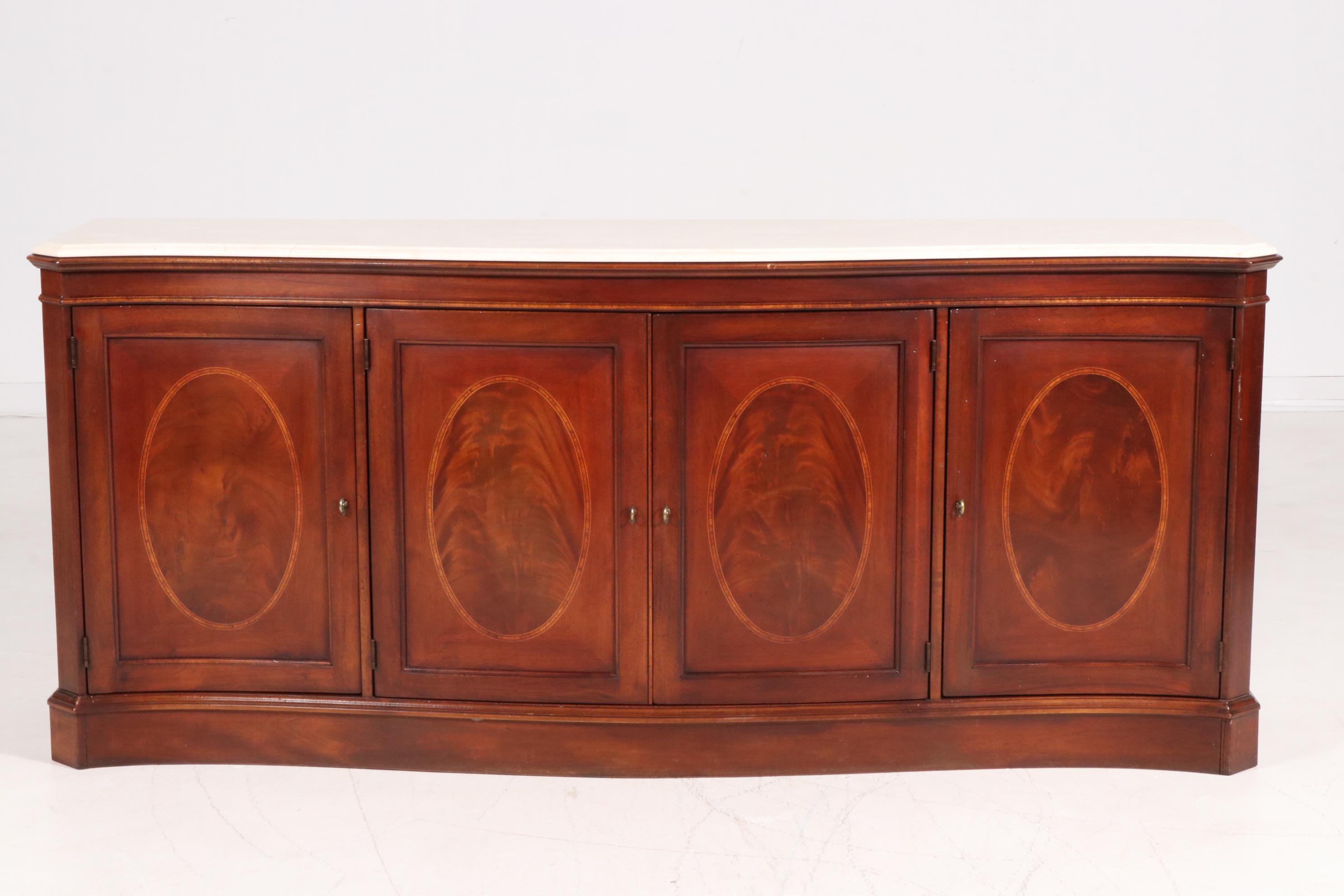 Lexington Furniture "Palmer Home Collection" Mahogany Sideboard, Late 20th C.