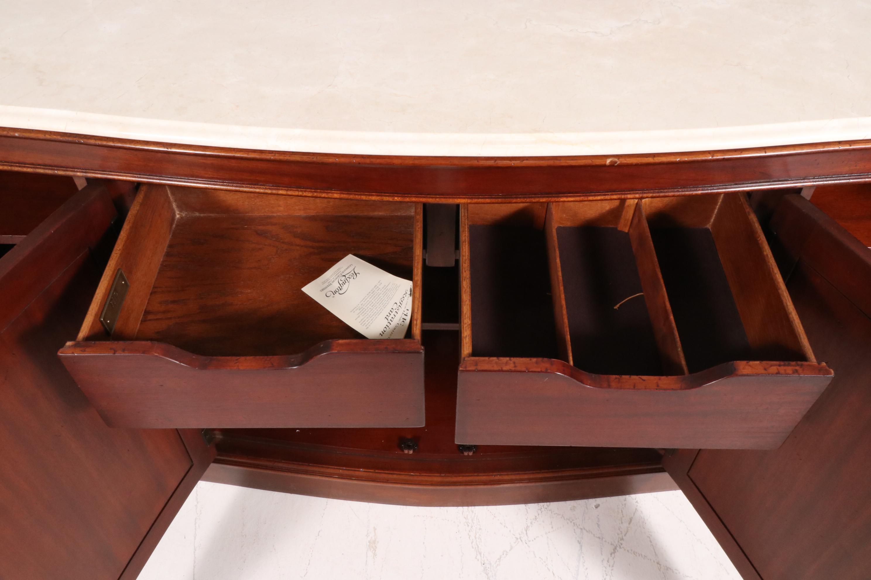 Lexington Furniture "Palmer Home Collection" Mahogany Sideboard, Late 20th C.