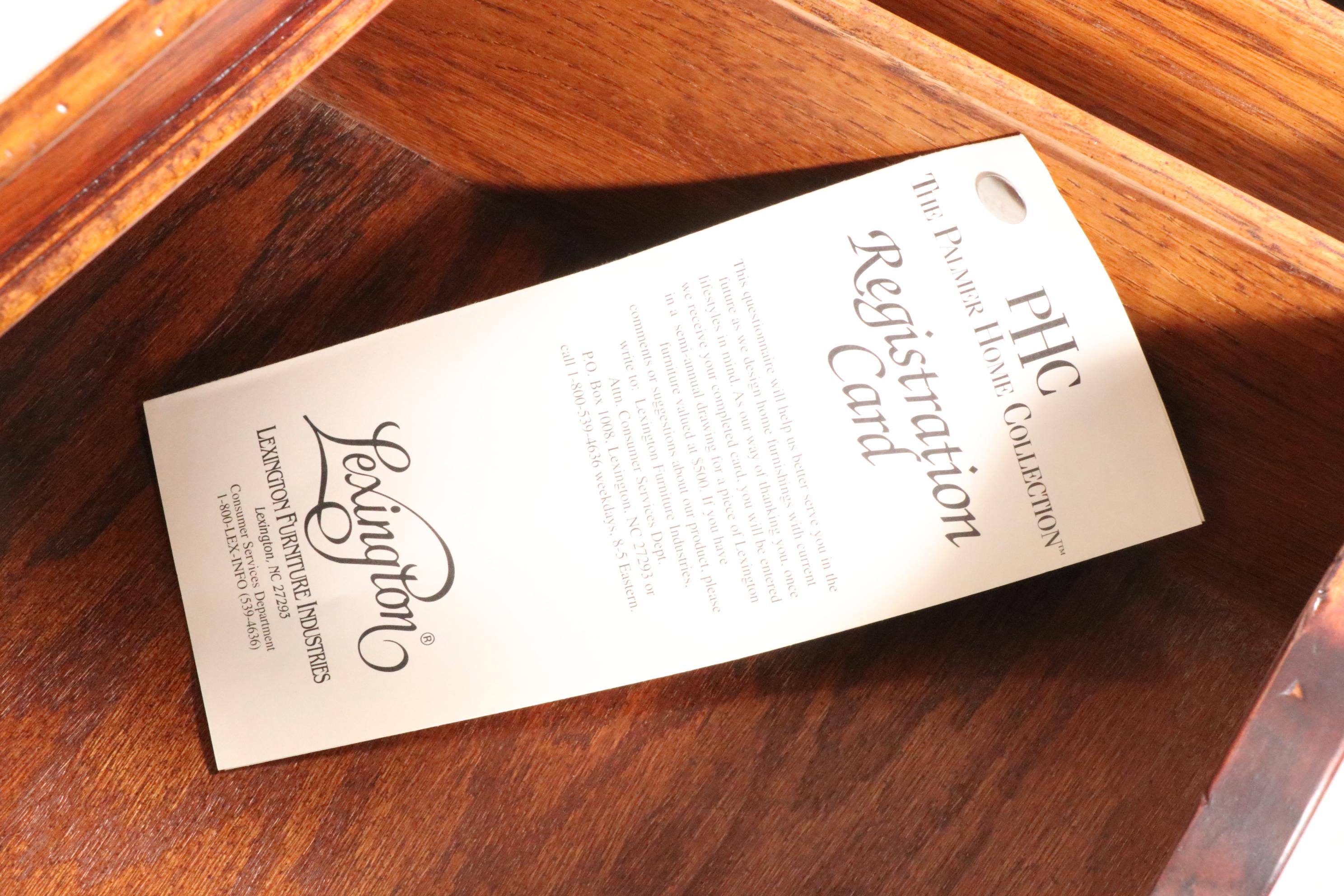 Lexington Furniture "Palmer Home Collection" Mahogany Sideboard, Late 20th C.