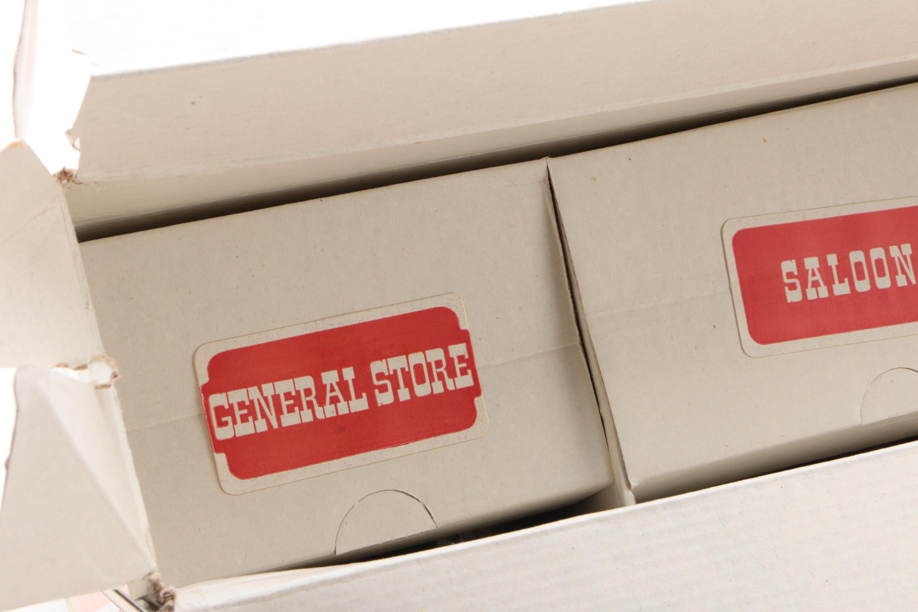 Exin "Far West Golden City" Play Set in Original Packaging, Made in Spain, 1970s