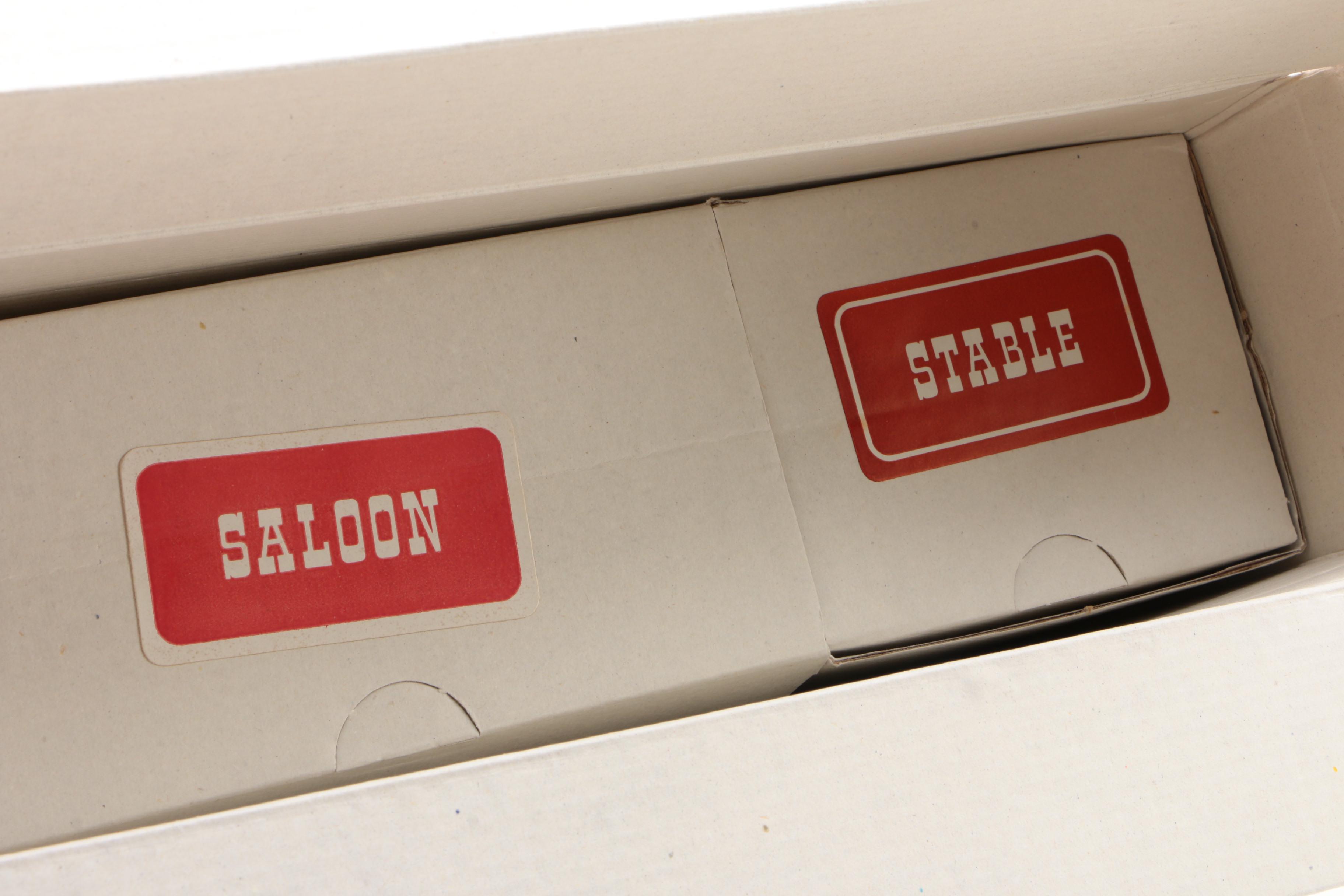 Exin "Far West Golden City" Play Set in Original Packaging, Made in Spain, 1970s