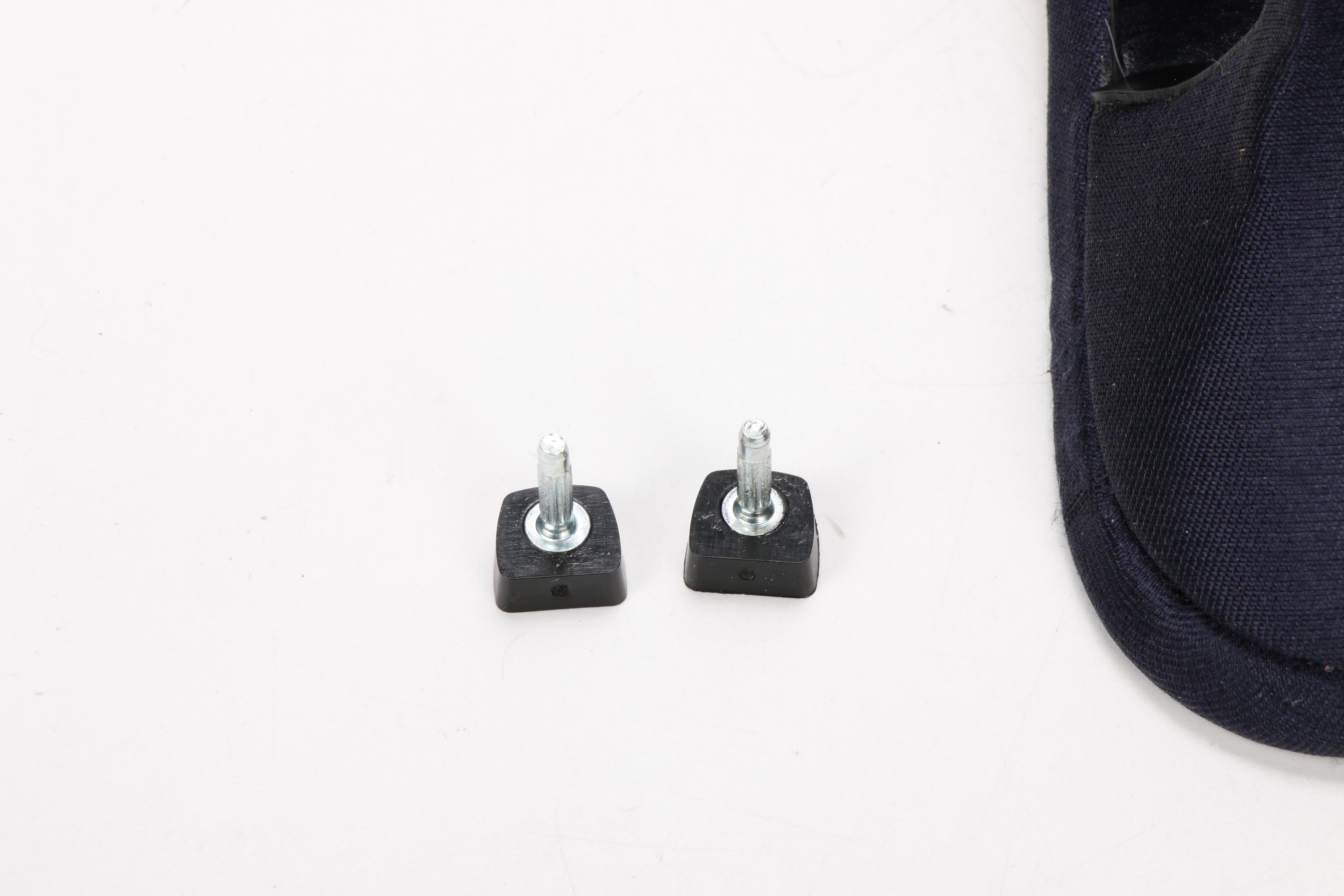 Prada Embellished Navy Blue Silk Slide Sandals