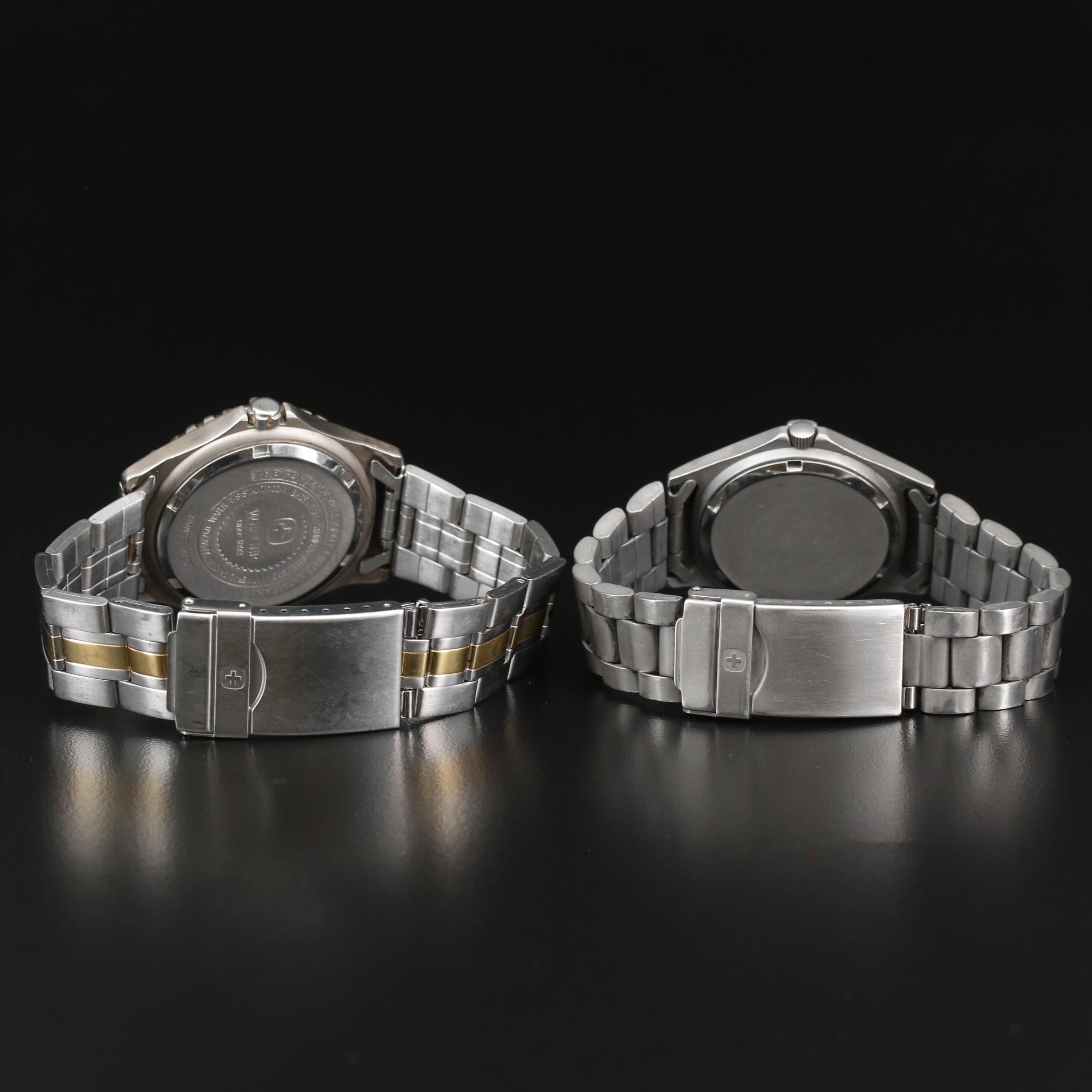 Wenger SMT Design and Genuine S.A.K. Pilot Quartz Watches