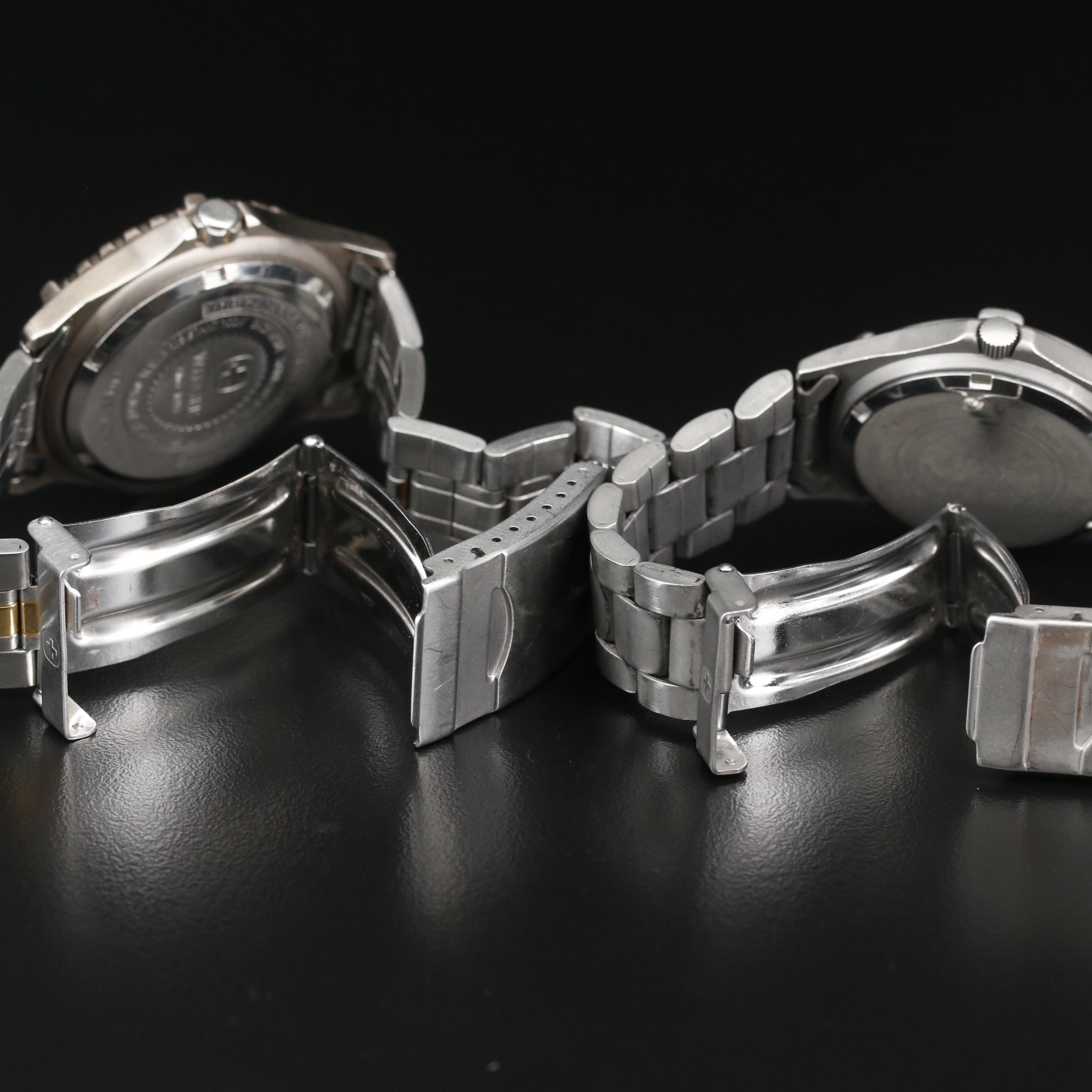 Wenger SMT Design and Genuine S.A.K. Pilot Quartz Watches