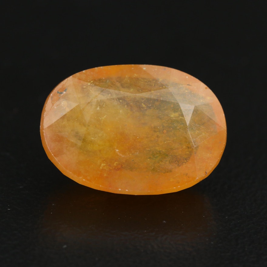 Loose Oval Faceted Composite Corundum