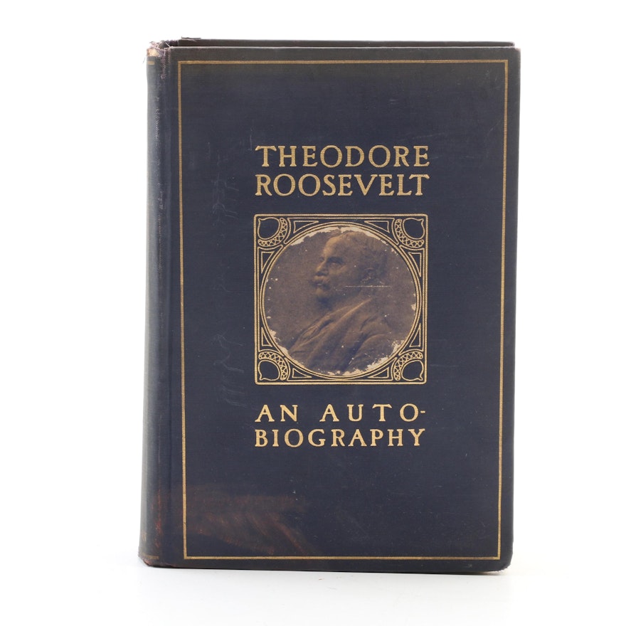 First Edition "Theodore Roosevelt: An Autobiography" by Roosevelt, 1913