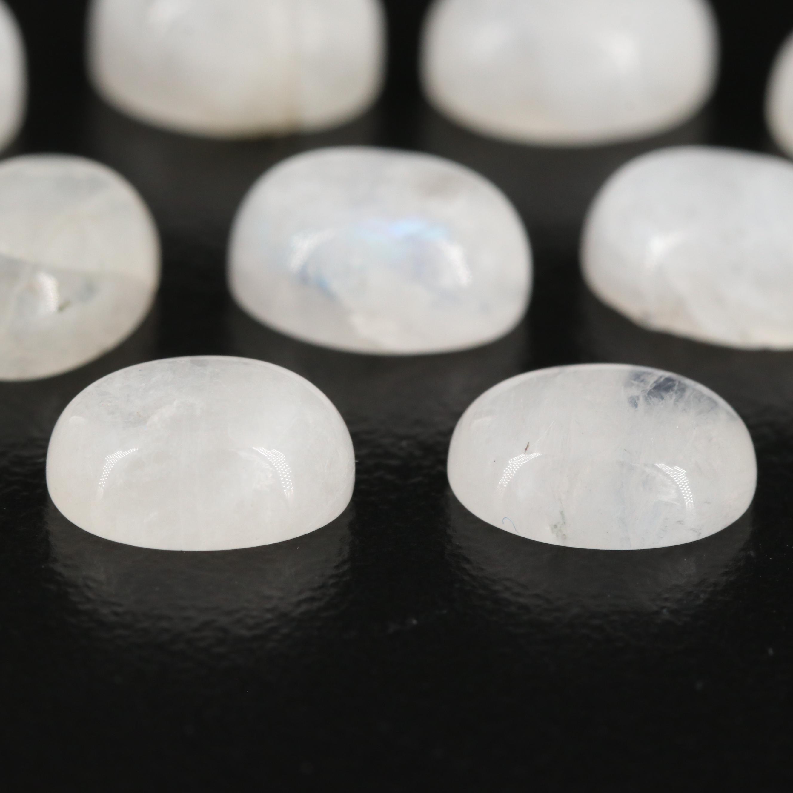 Loose 33.33 CTW Rainbow Moonstones