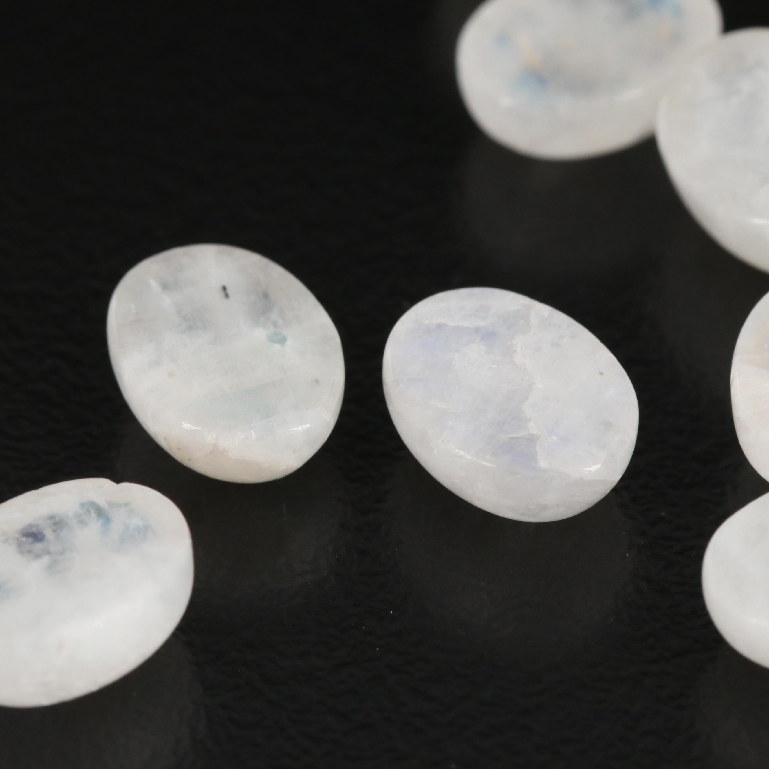 Loose 33.33 CTW Rainbow Moonstones