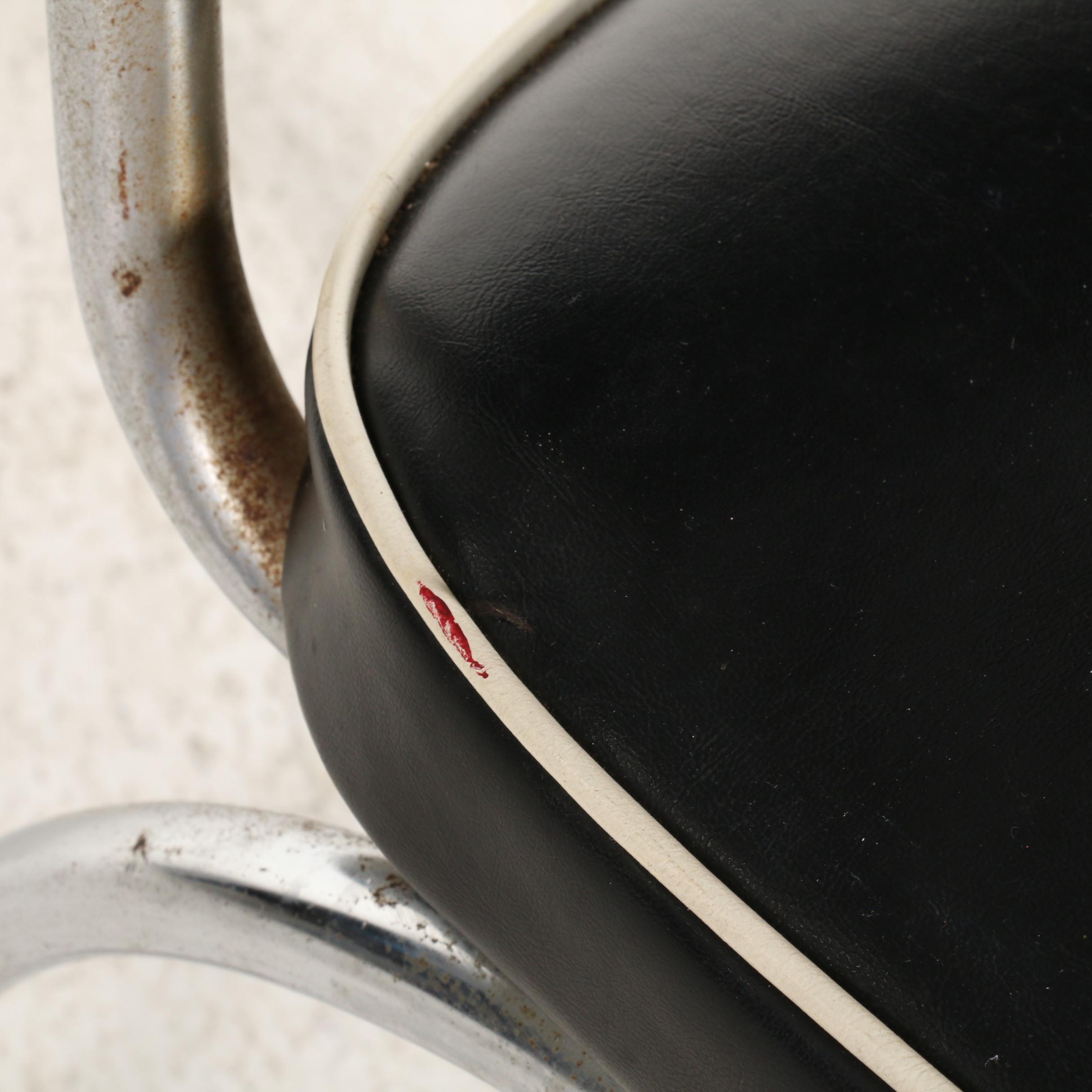 Art Deco Chrome and Laminate Dining Table, Matching Chairs, Early to Mid 20th C