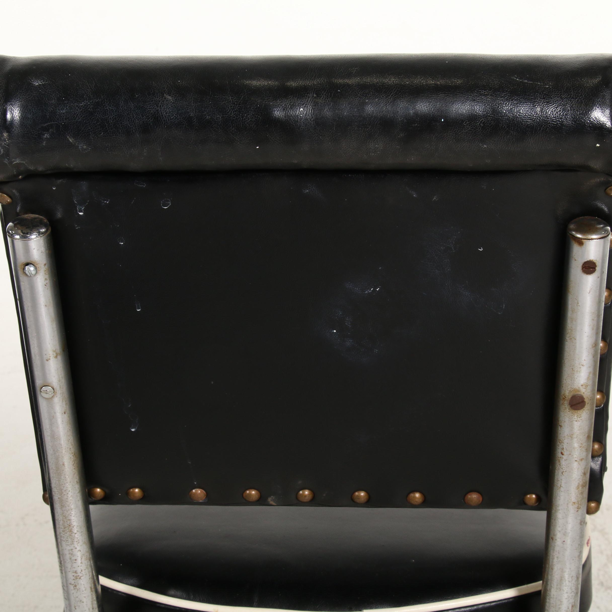 Art Deco Chrome and Laminate Dining Table, Matching Chairs, Early to Mid 20th C