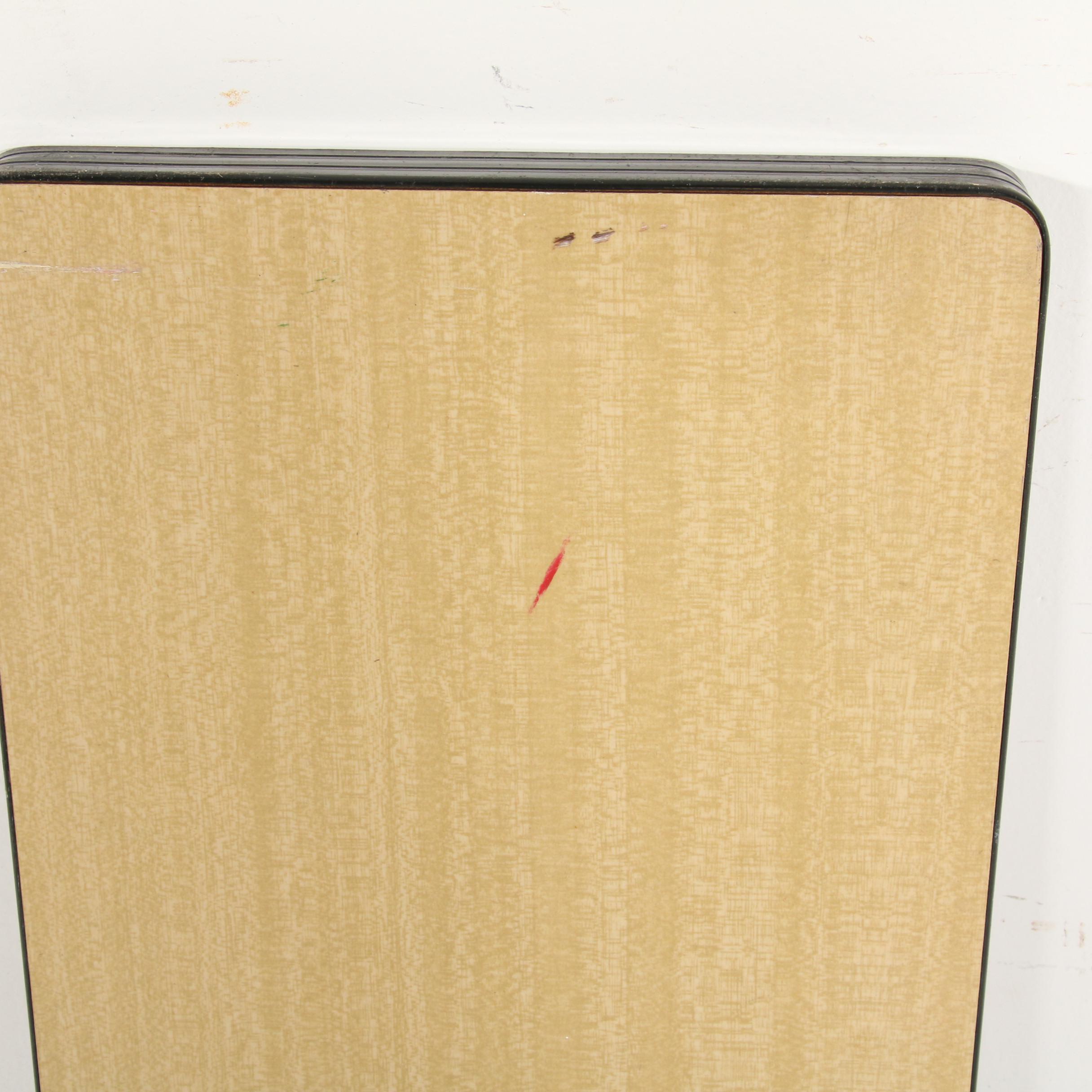 Art Deco Chrome and Laminate Dining Table, Matching Chairs, Early to Mid 20th C