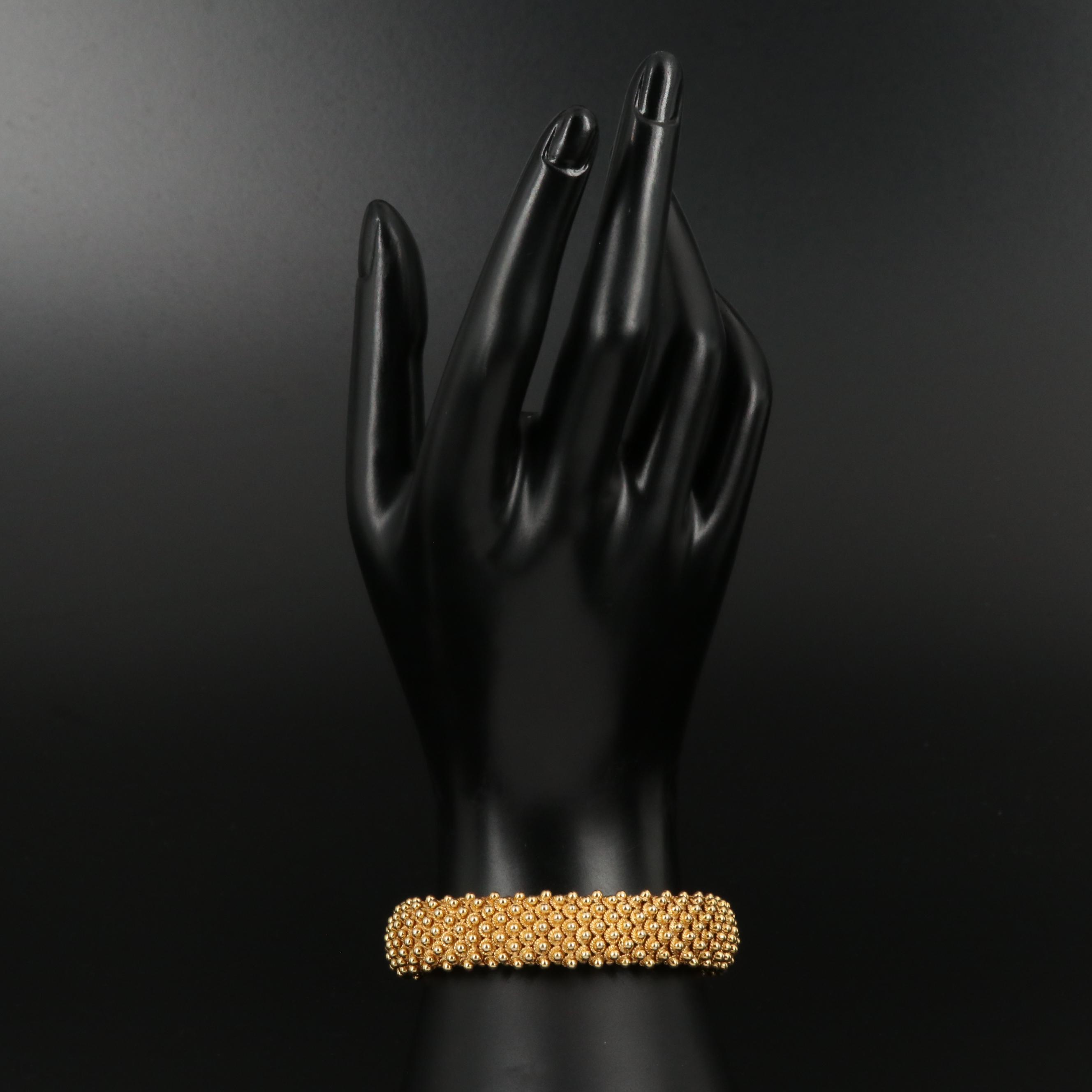 Vintage Tiffany & Co. 18K Cannetille Bracelet